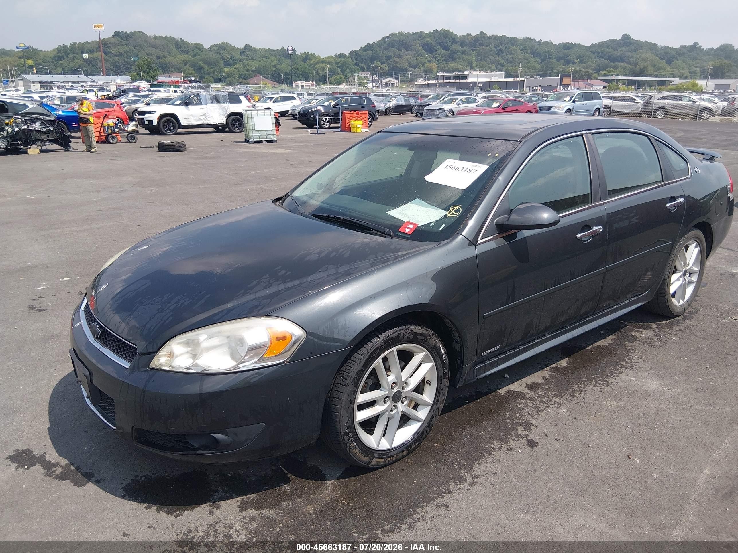 2014 Chevrolet Impala Limited Ltz Gray vin: 2G1WC5E31E1104034