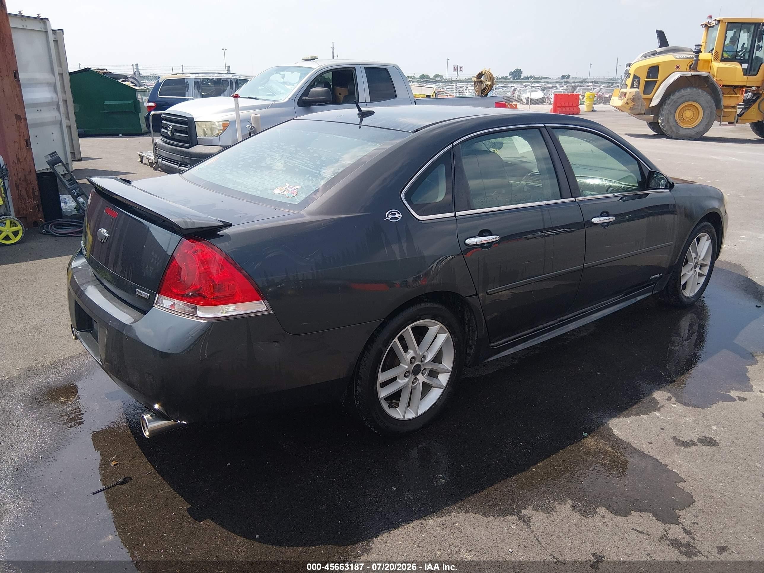 2014 Chevrolet Impala Limited Ltz Gray vin: 2G1WC5E31E1104034