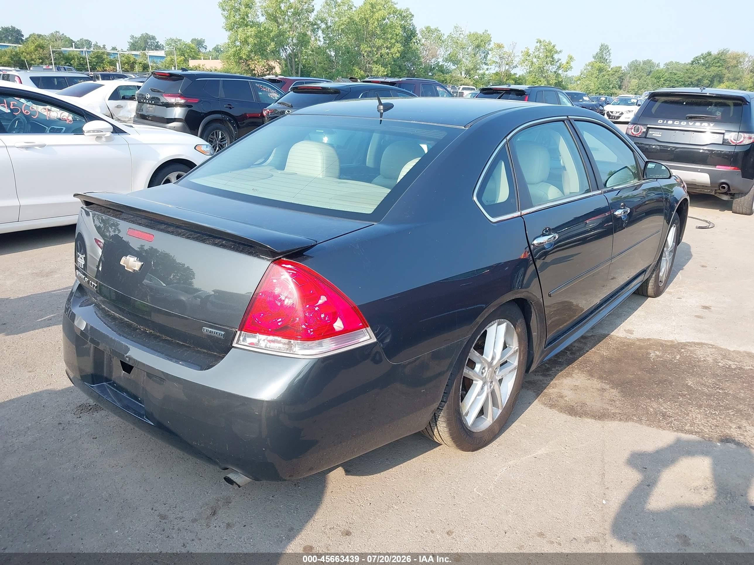 2014 Chevrolet Impala Limited Ltz Gray vin: 2G1WC5E31E1175167
