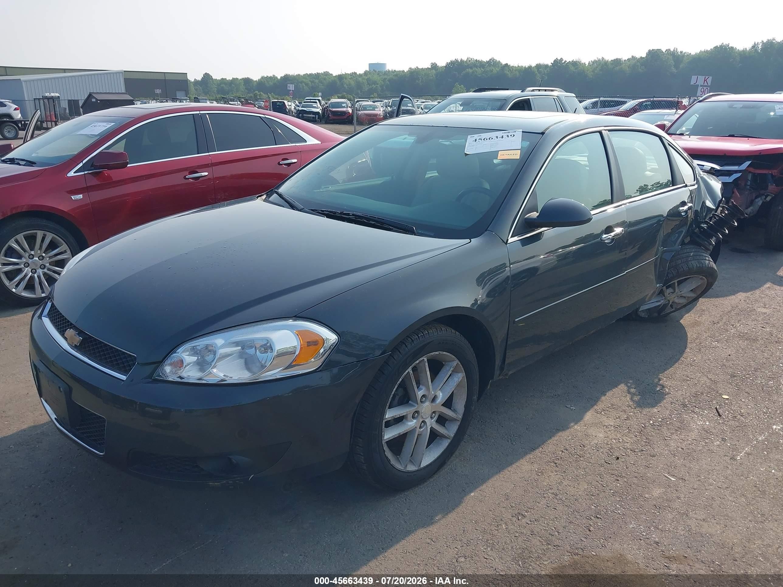 2014 Chevrolet Impala Limited Ltz Gray vin: 2G1WC5E31E1175167