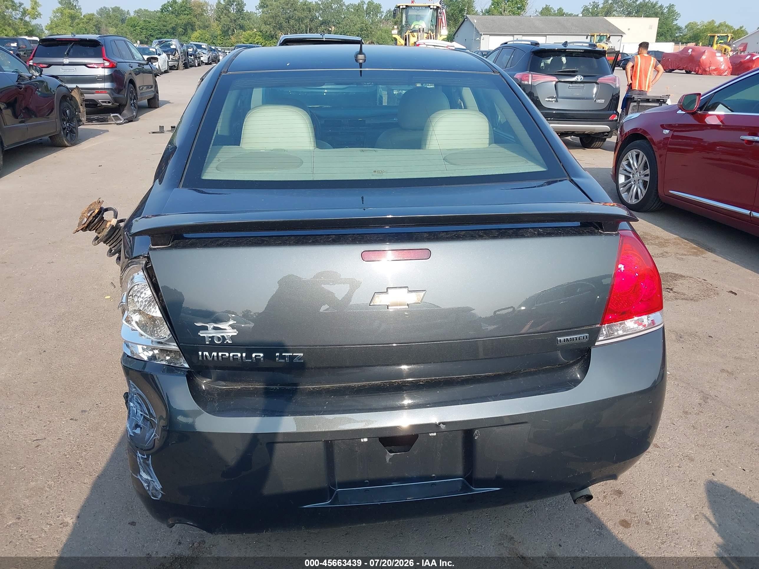 2014 Chevrolet Impala Limited Ltz Gray vin: 2G1WC5E31E1175167