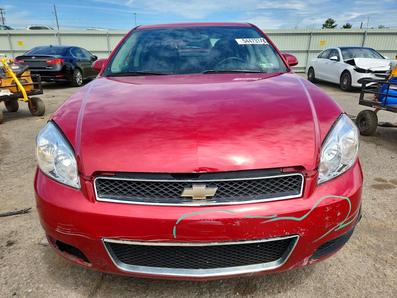 2014 Chevrolet Impala Limited Ltz Red vin: 2G1WC5E31E1182927