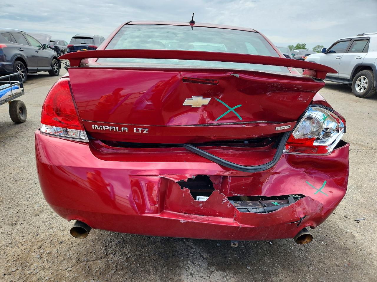 2014 Chevrolet Impala Limited Ltz Red vin: 2G1WC5E31E1182927