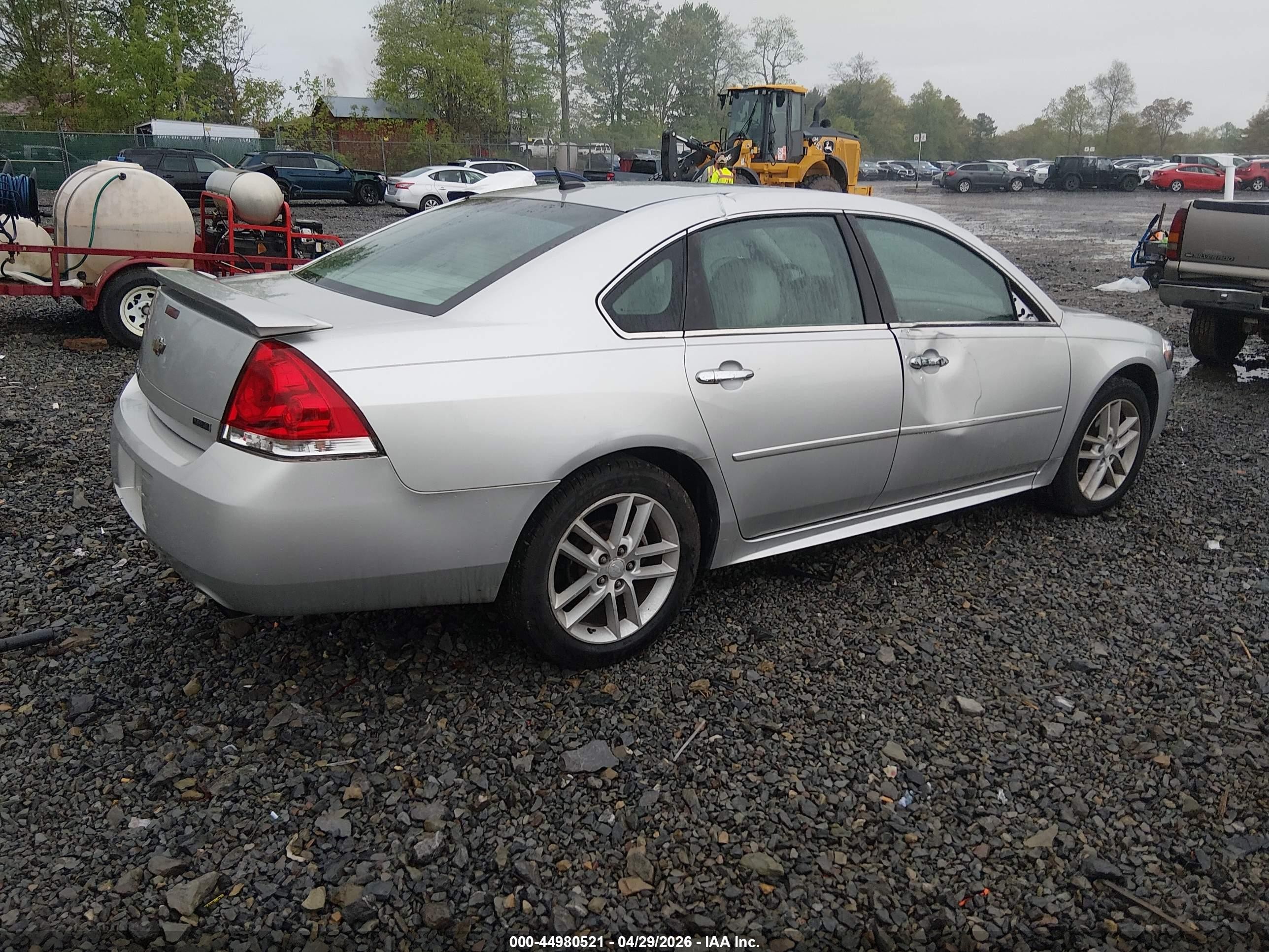 2012 Chevrolet Impala Ltz Silver vin: 2G1WC5E32C1199524