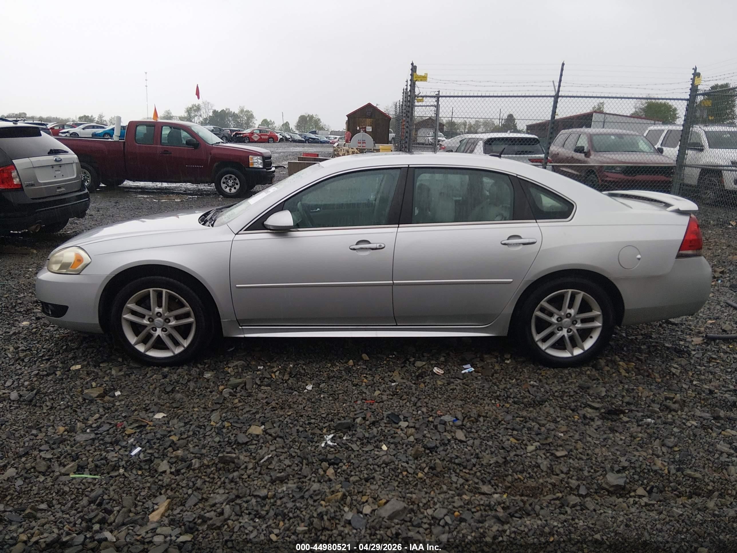 2012 Chevrolet Impala Ltz Silver vin: 2G1WC5E32C1199524
