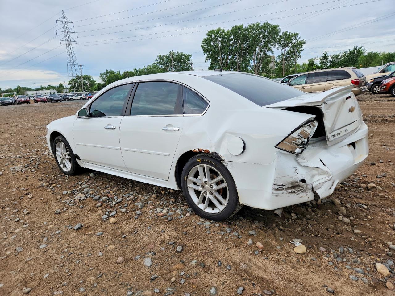 2012 Chevrolet Impala Ltz White vin: 2G1WC5E32C1320259