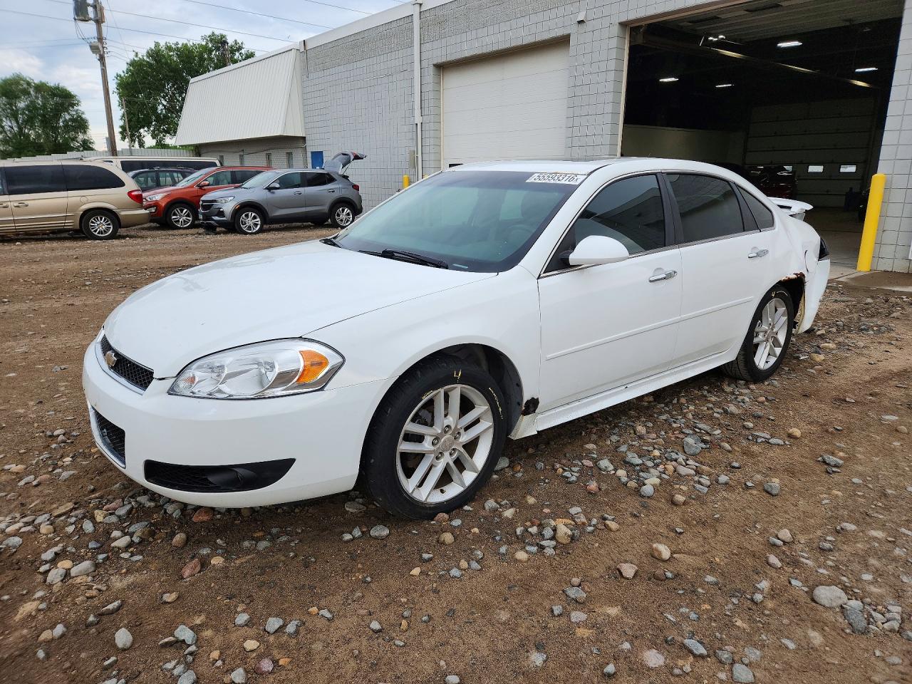 2012 Chevrolet Impala Ltz White vin: 2G1WC5E32C1320259