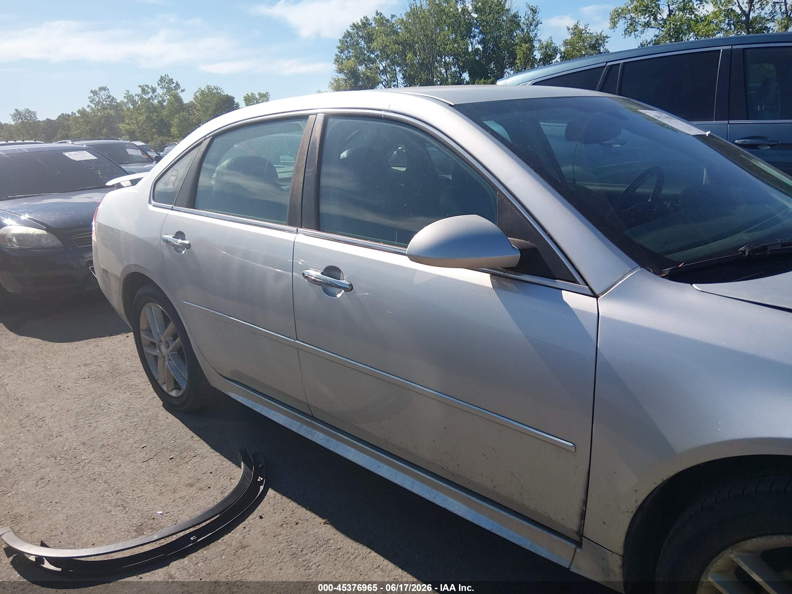 2013 Chevrolet Impala Ltz Gray vin: 2G1WC5E32D1138496