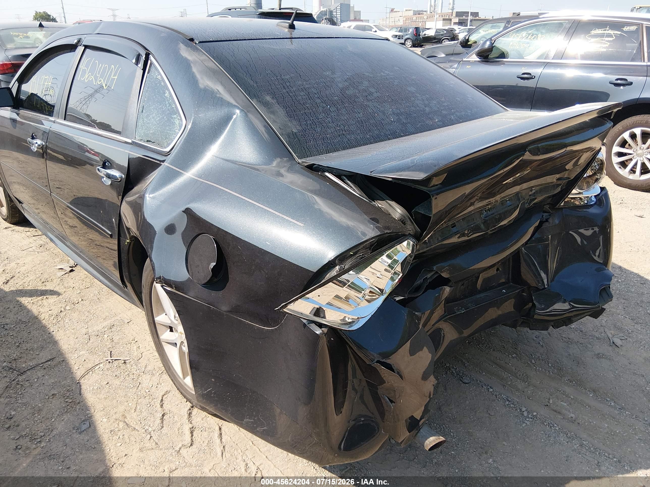 2012 Chevrolet Impala Ltz Black vin: 2G1WC5E33C1110107