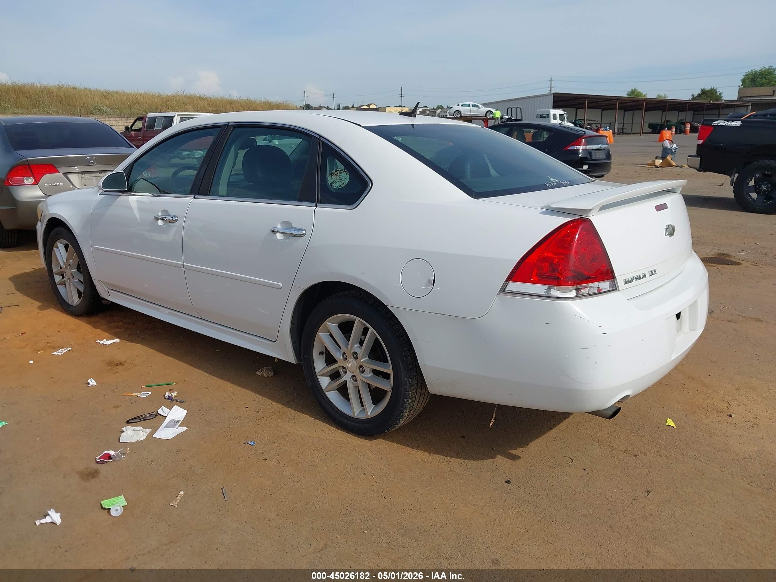 2012 Chevrolet Impala Ltz White vin: 2G1WC5E33C1146413