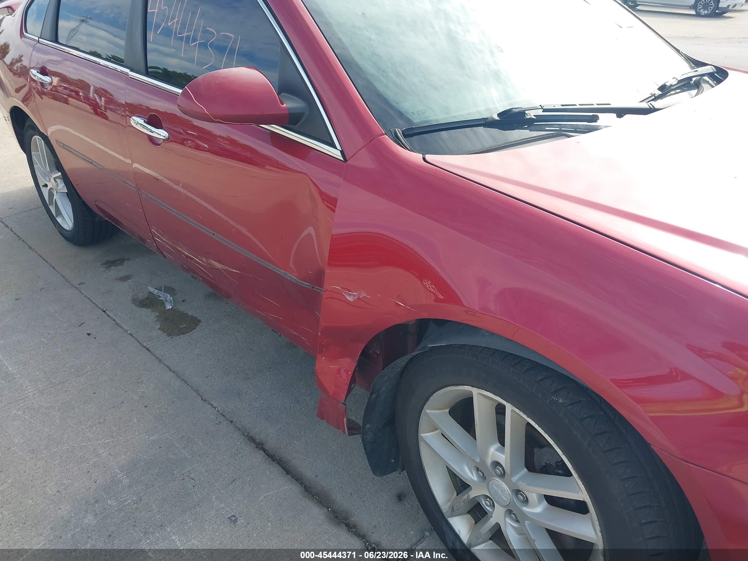 2012 Chevrolet Impala Ltz Red vin: 2G1WC5E33C1230716