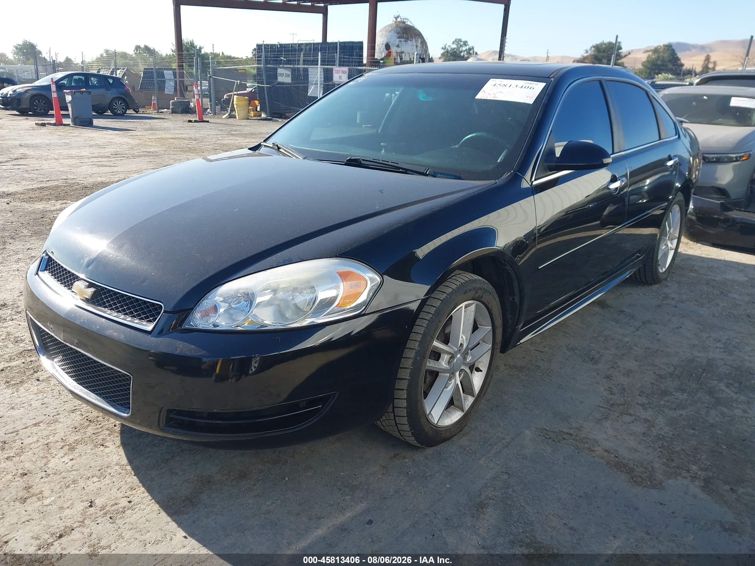 2012 Chevrolet Impala Ltz Black vin: 2G1WC5E33C1274618