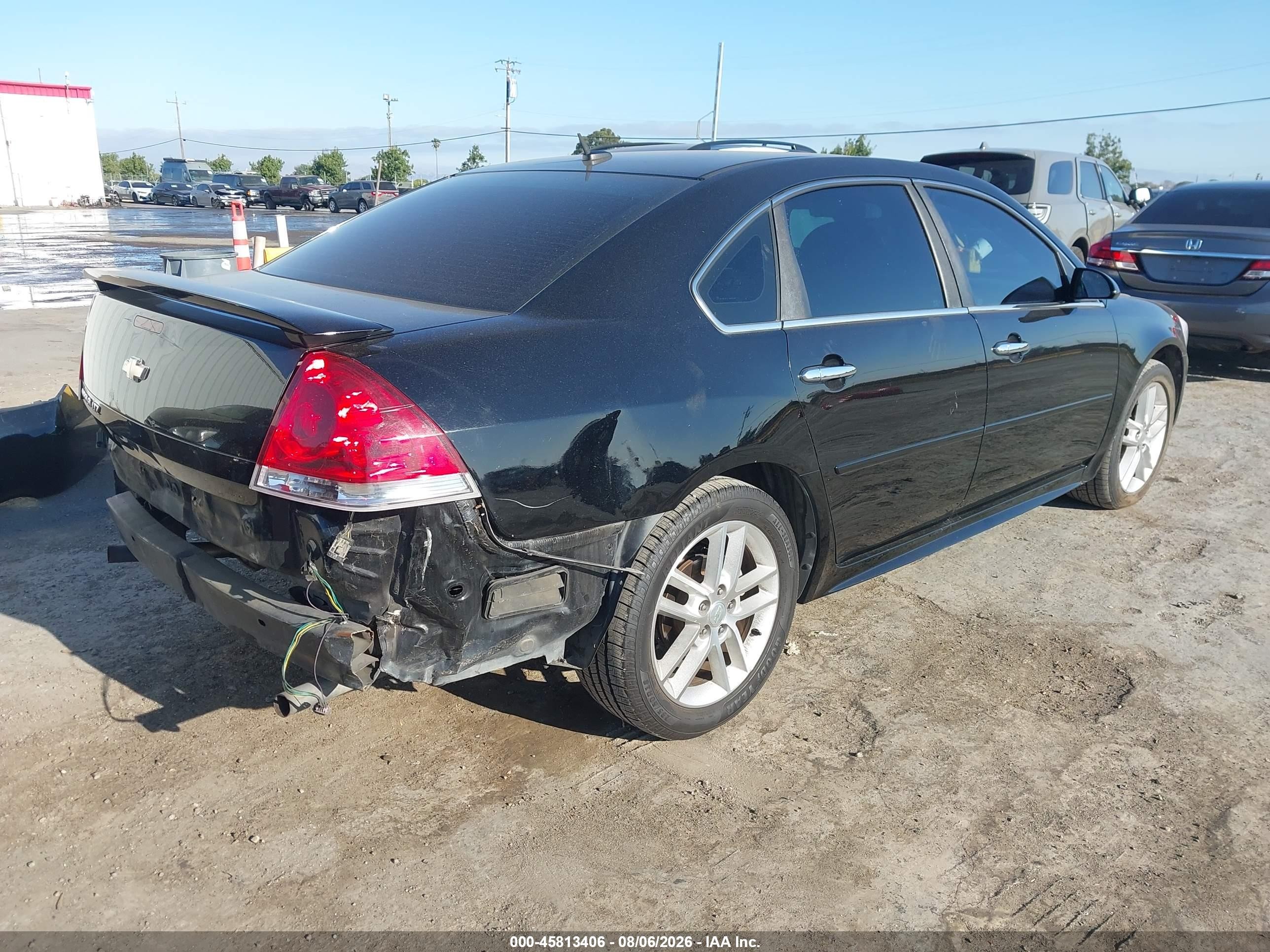 2012 Chevrolet Impala Ltz Black vin: 2G1WC5E33C1274618