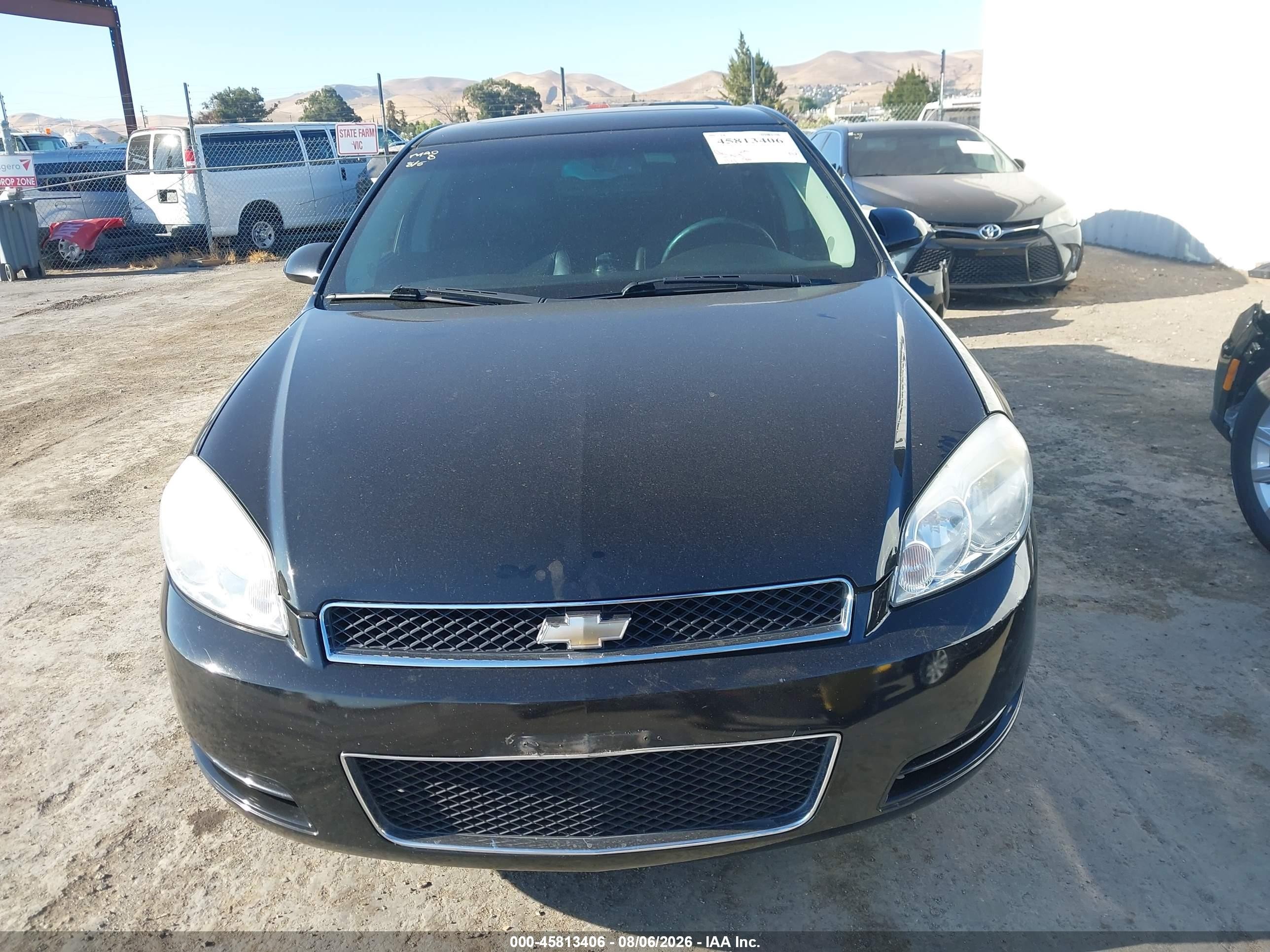 2012 Chevrolet Impala Ltz Black vin: 2G1WC5E33C1274618