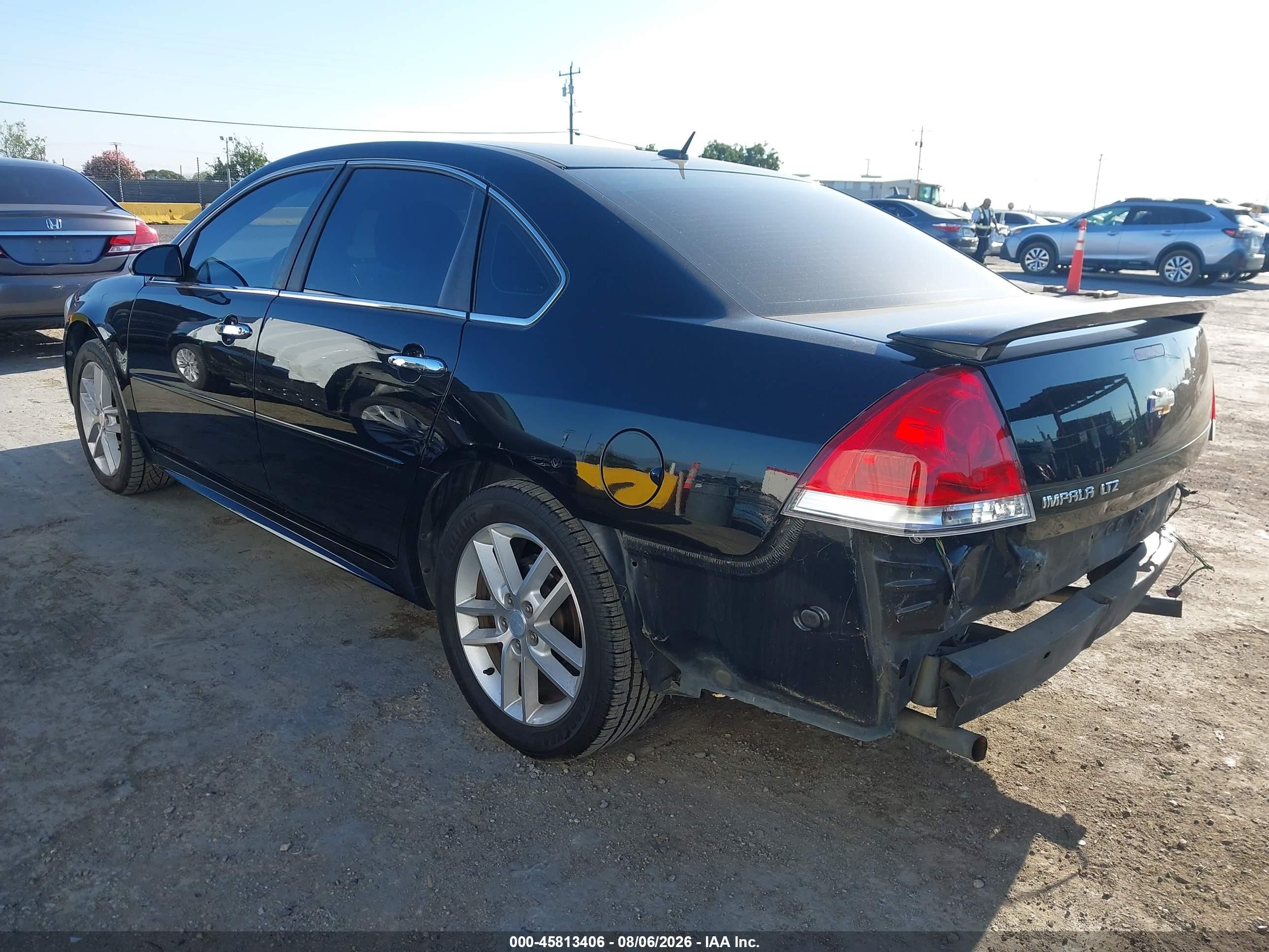 2012 Chevrolet Impala Ltz Black vin: 2G1WC5E33C1274618