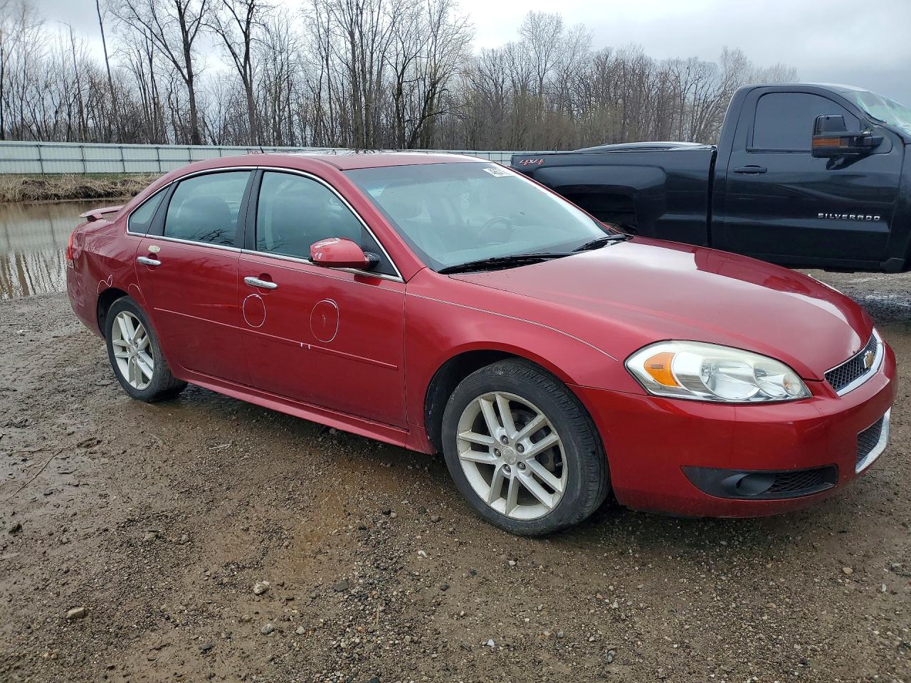 2012 Chevrolet Impala Ltz Red vin: 2G1WC5E33C1336227