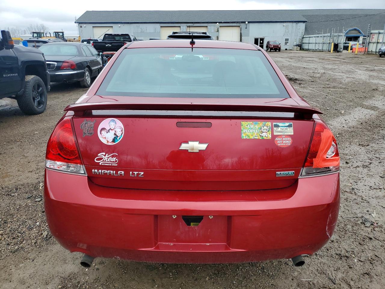 2012 Chevrolet Impala Ltz Red vin: 2G1WC5E33C1336227