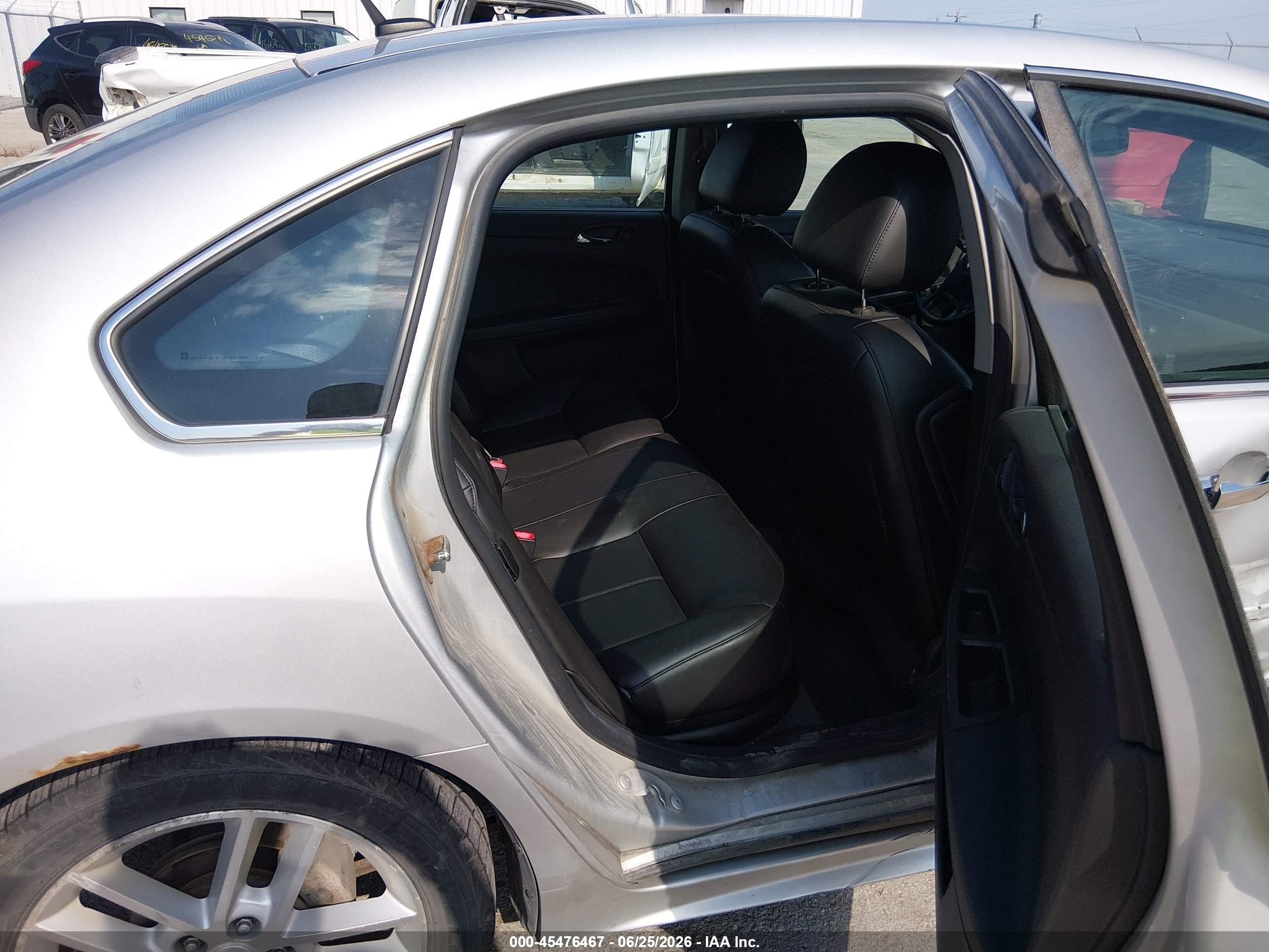 2013 Chevrolet Impala Ltz Silver vin: 2G1WC5E33D1124428