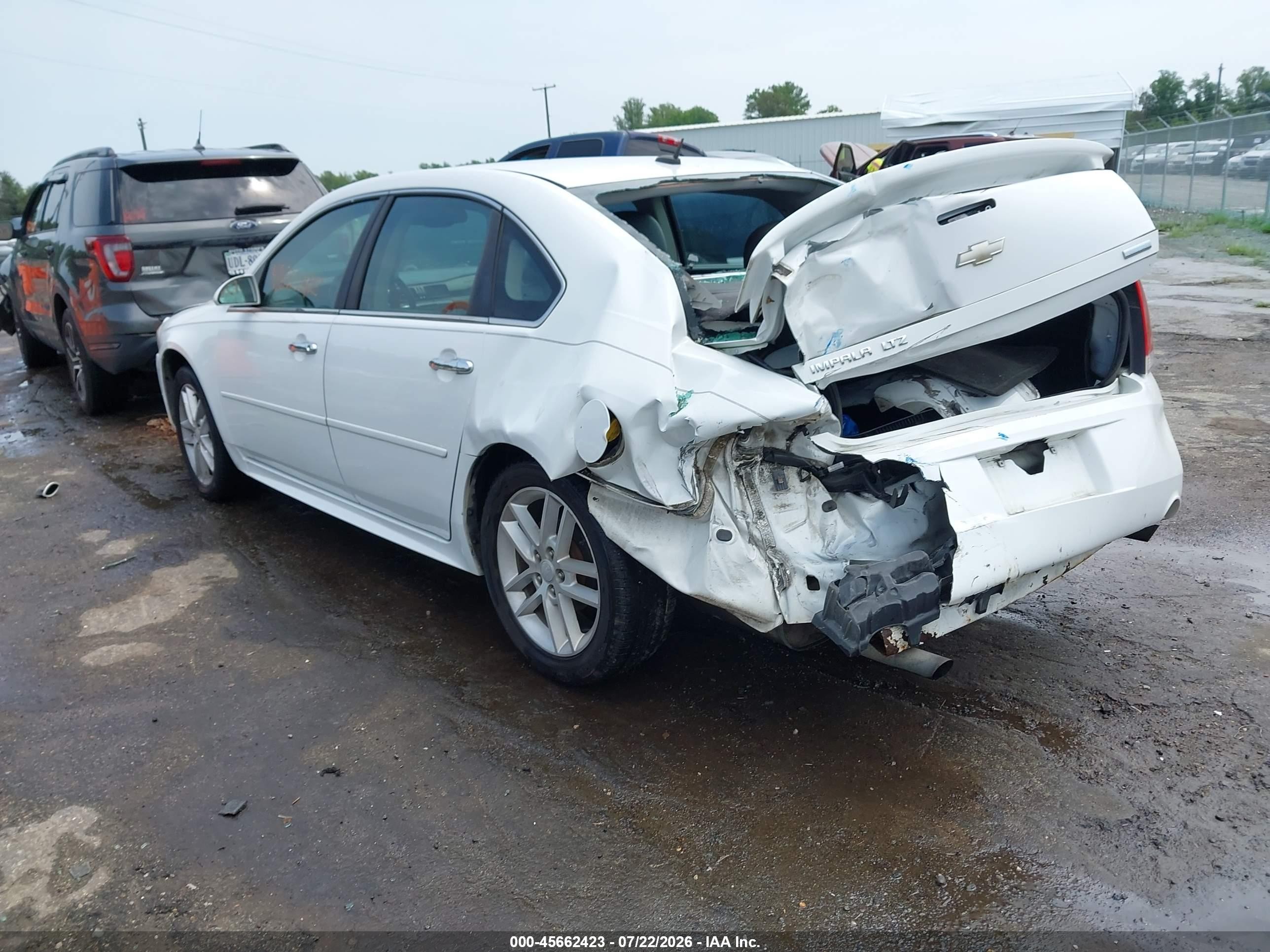 2013 Chevrolet Impala Ltz Белый vin: 2G1WC5E33D1134800