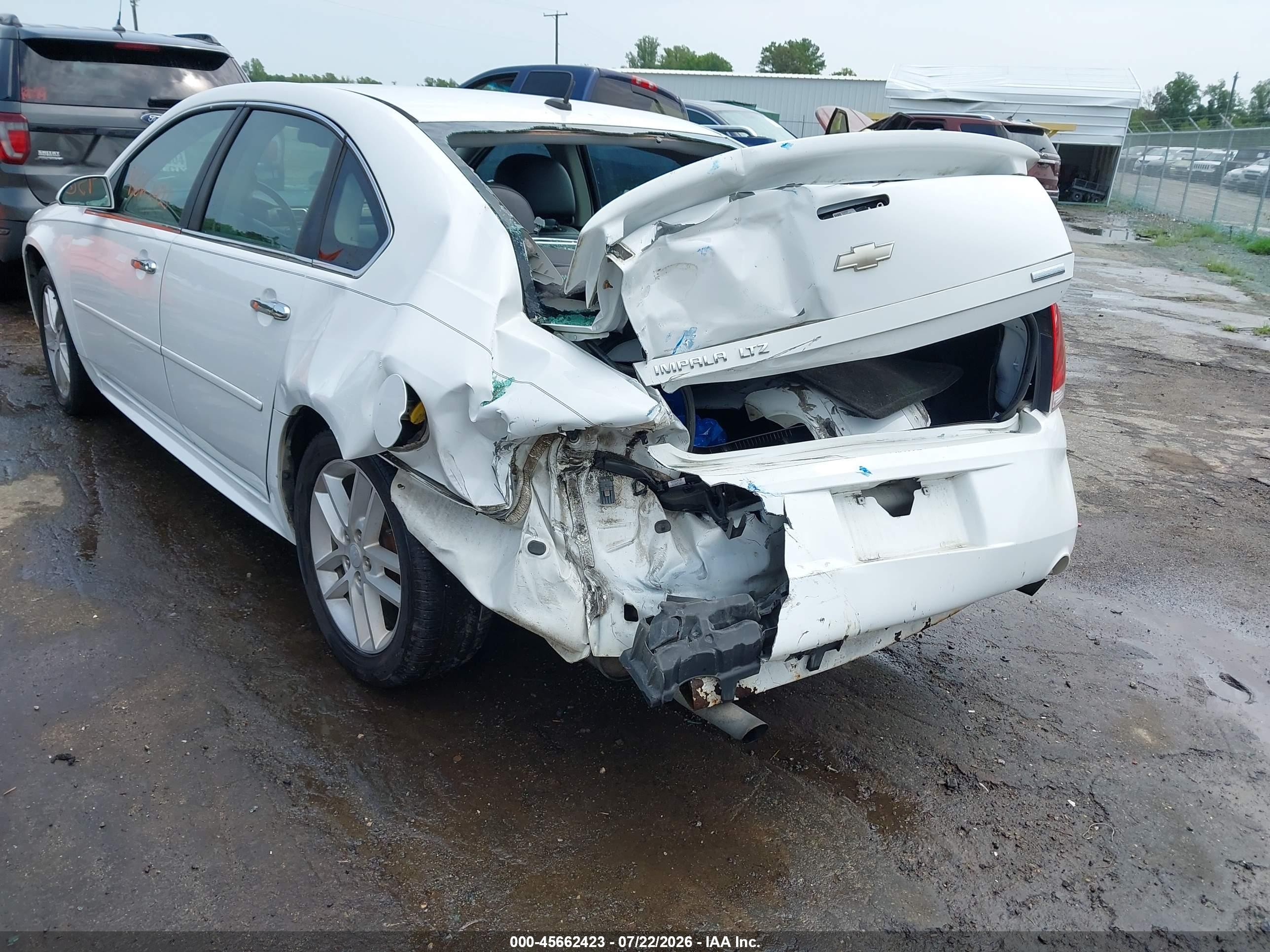 2013 Chevrolet Impala Ltz Белый vin: 2G1WC5E33D1134800