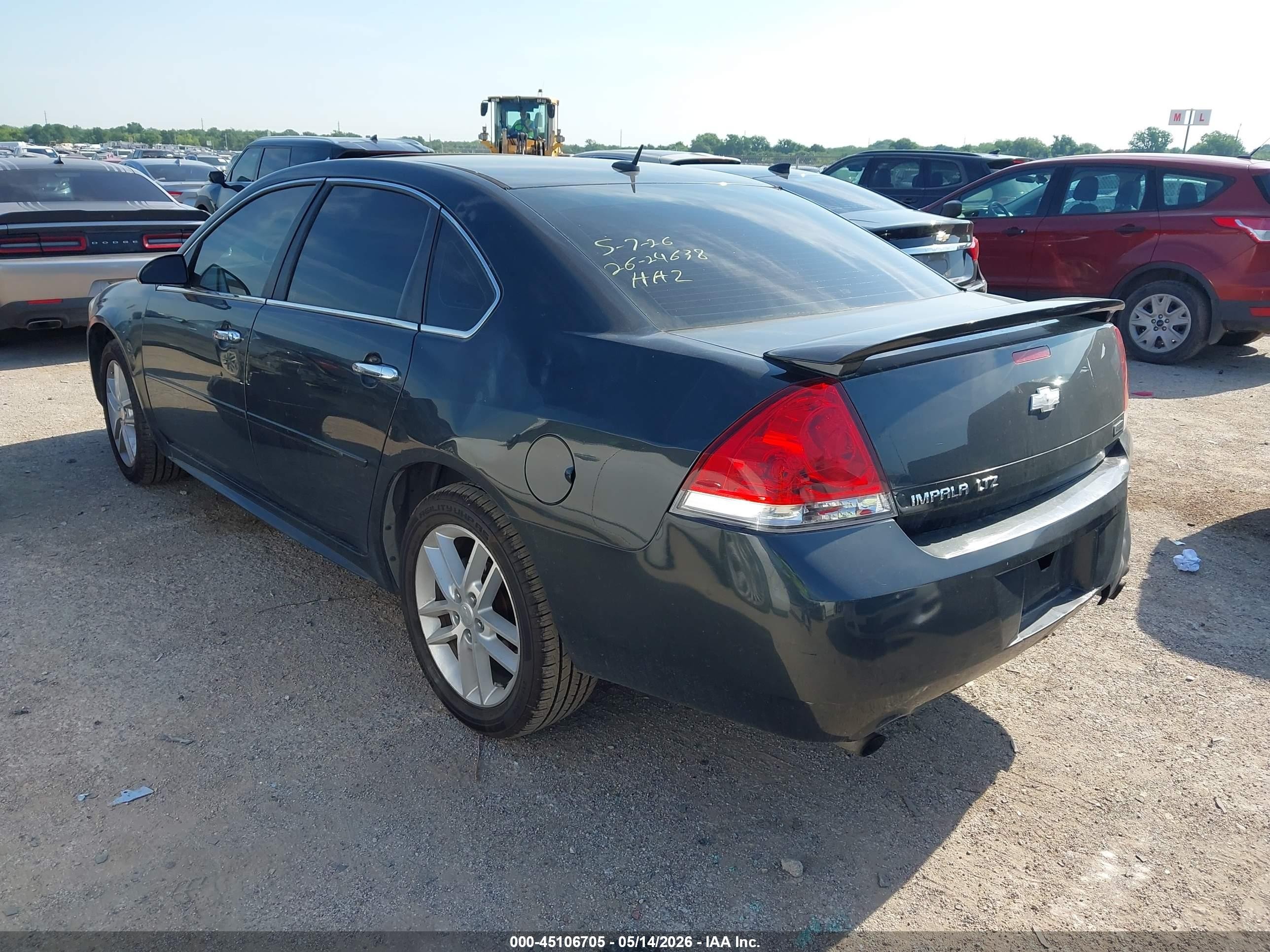 2013 Chevrolet Impala Ltz Серый vin: 2G1WC5E33D1202979