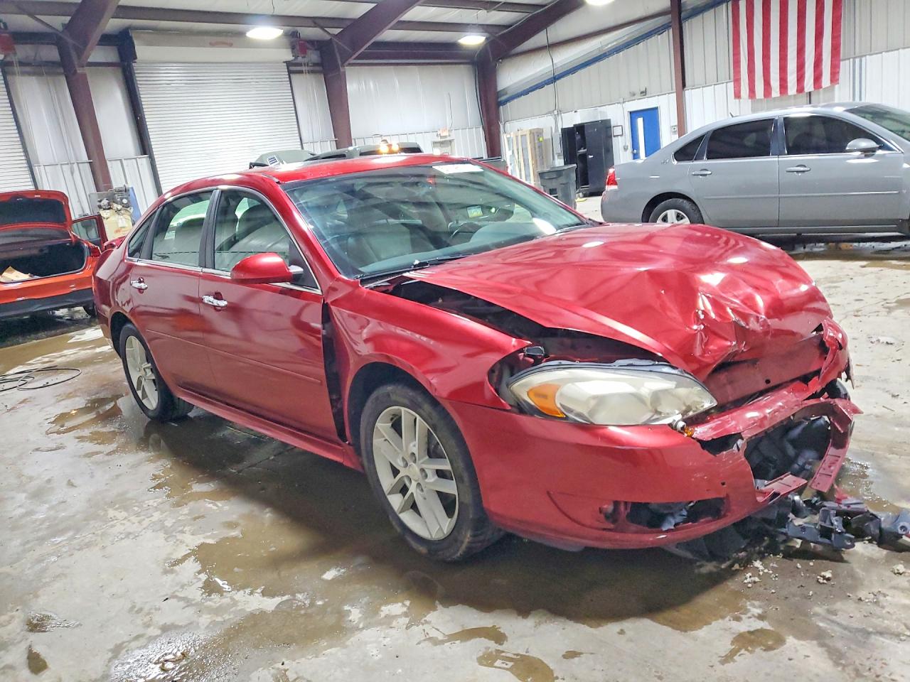 2014 Chevrolet Impala Limited Ltz Red vin: 2G1WC5E33E1124625