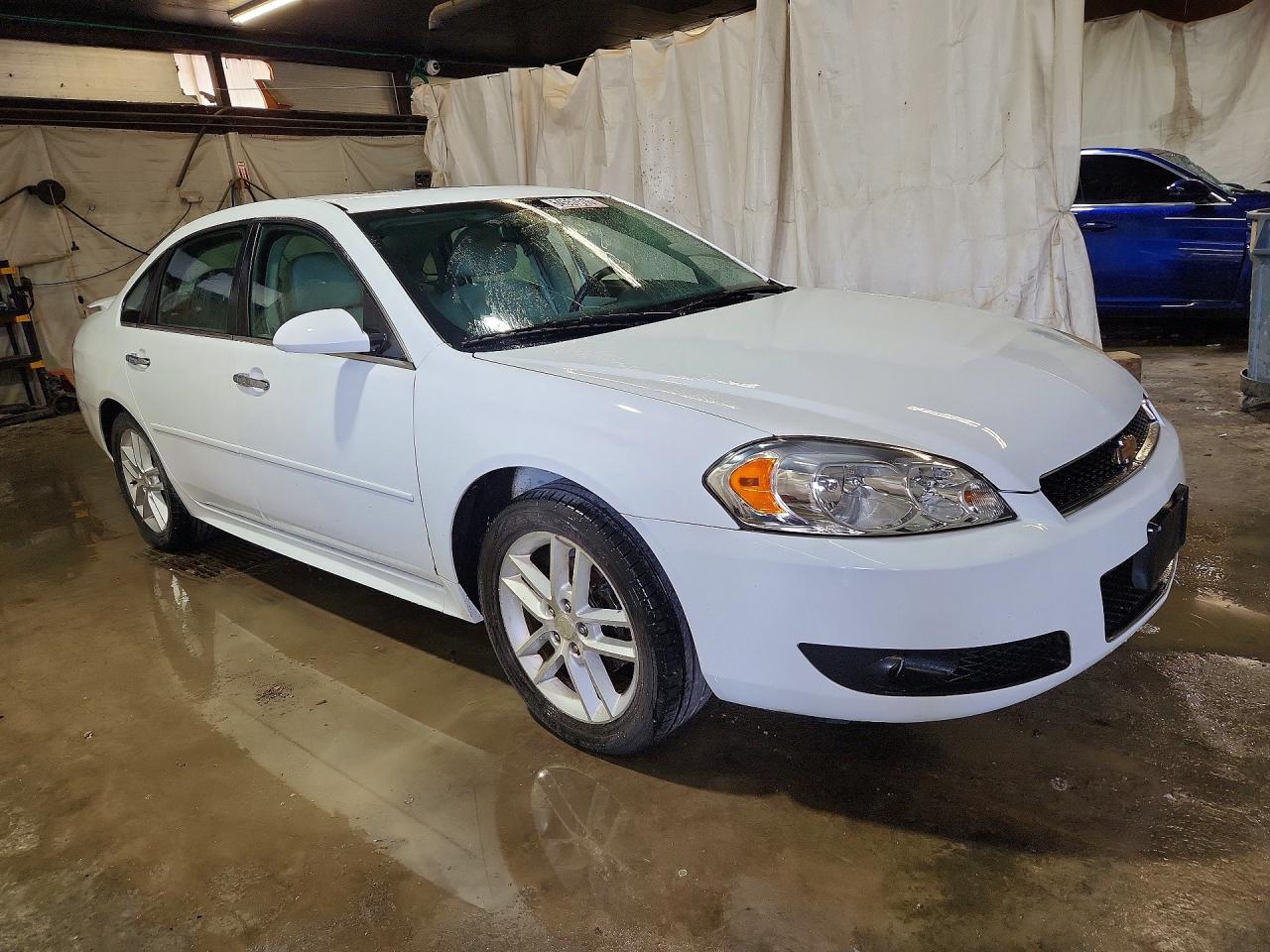 2014 Chevrolet Impala Limited Ltz White vin: 2G1WC5E33E1130280