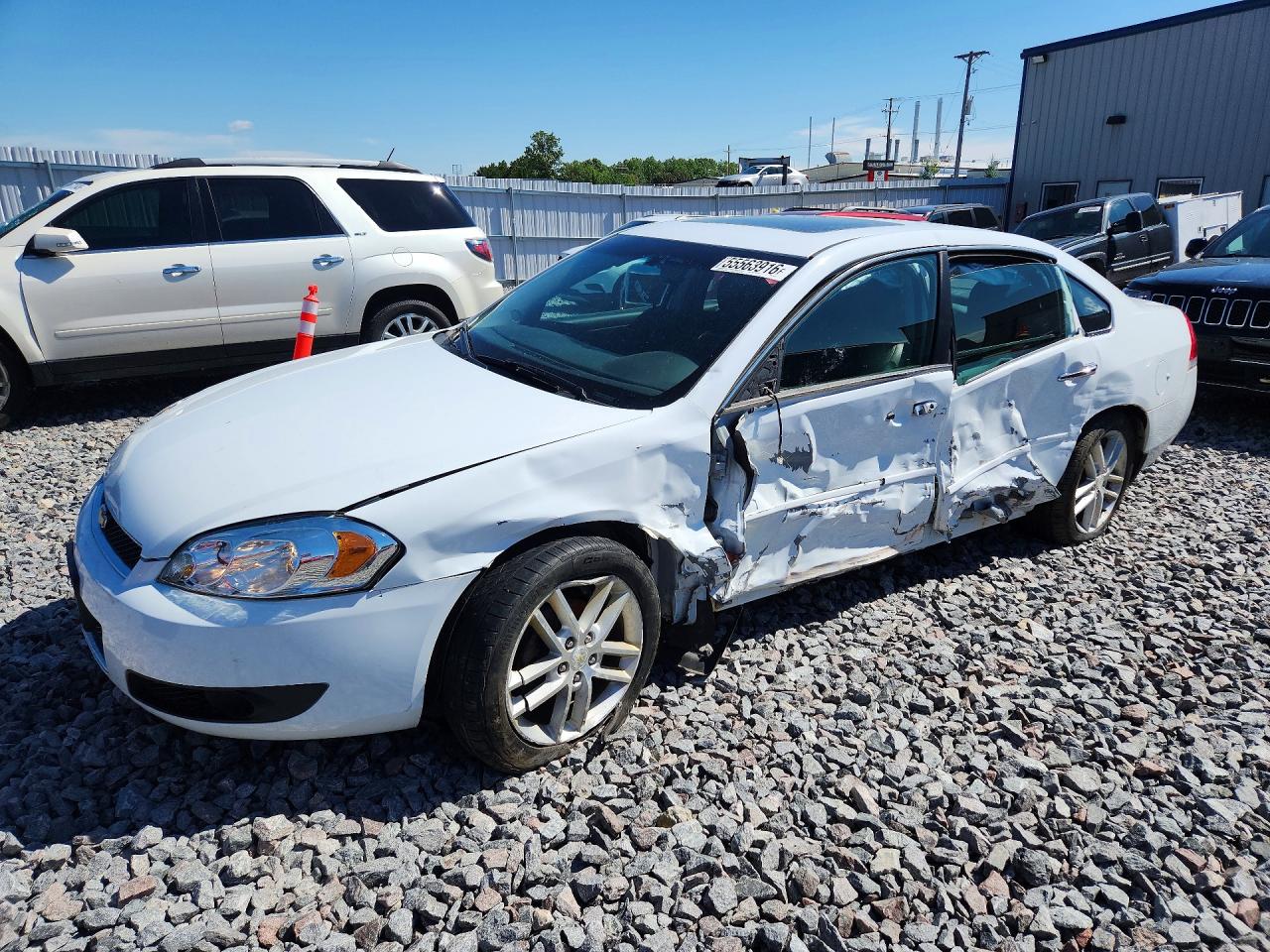 2014 Chevrolet Impala Limited Ltz White vin: 2G1WC5E33E1135737