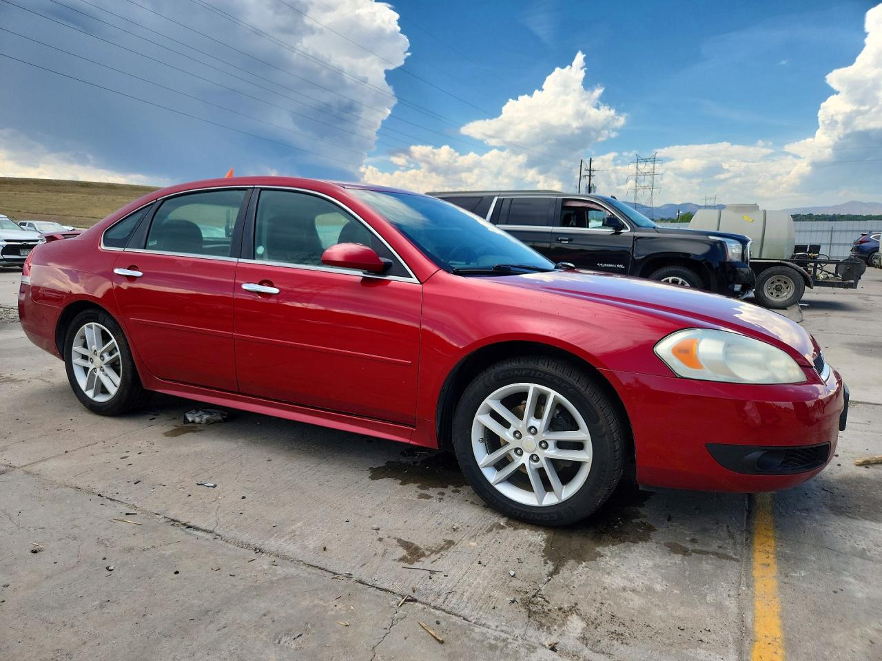 2015 Chevrolet Impala Limited Ltz Red vin: 2G1WC5E33F1142298