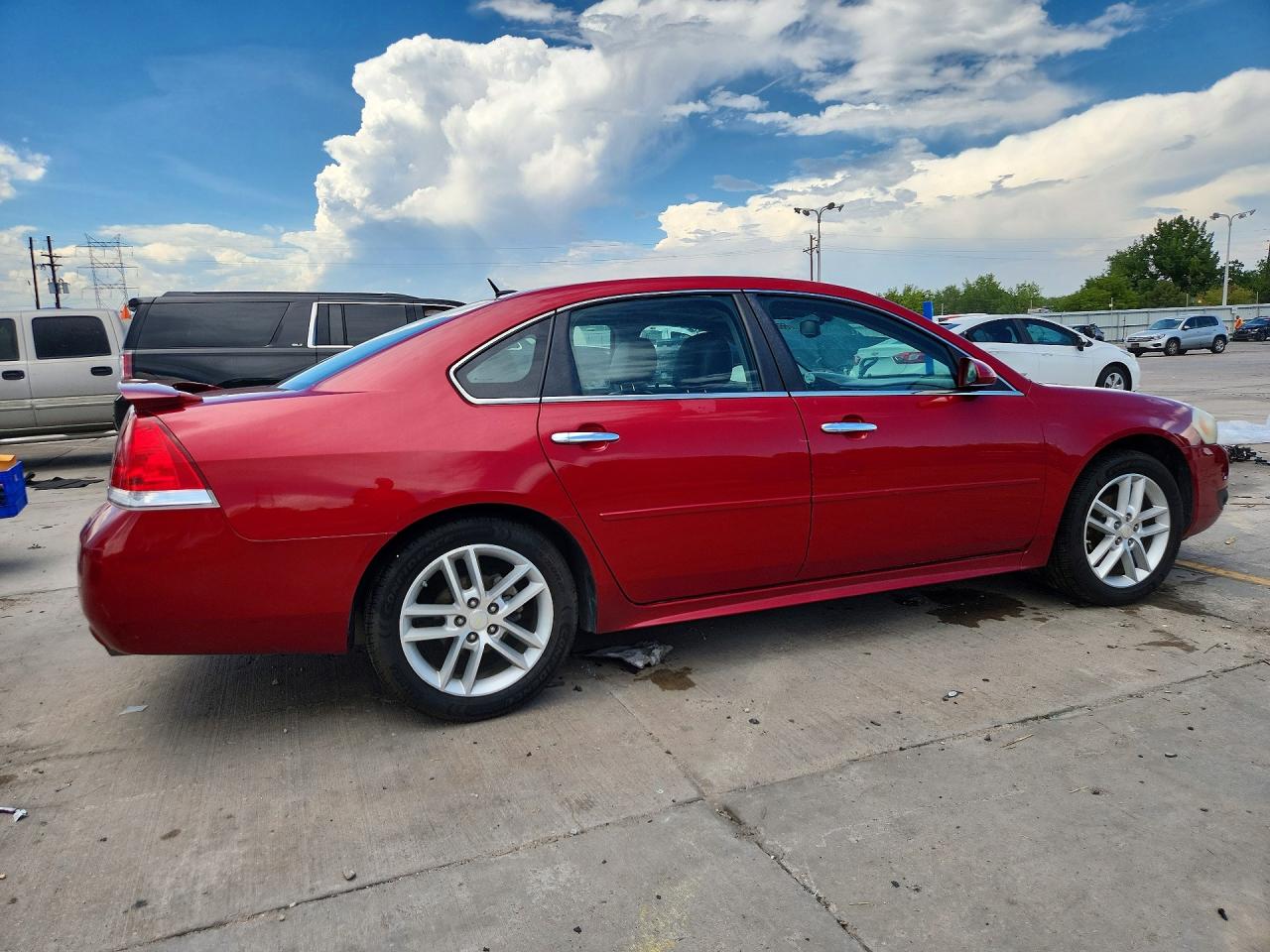 2015 Chevrolet Impala Limited Ltz Red vin: 2G1WC5E33F1142298