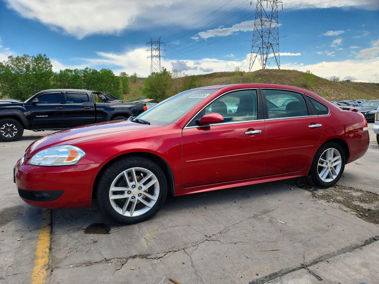 2015 Chevrolet Impala Limited Ltz Red vin: 2G1WC5E33F1142298