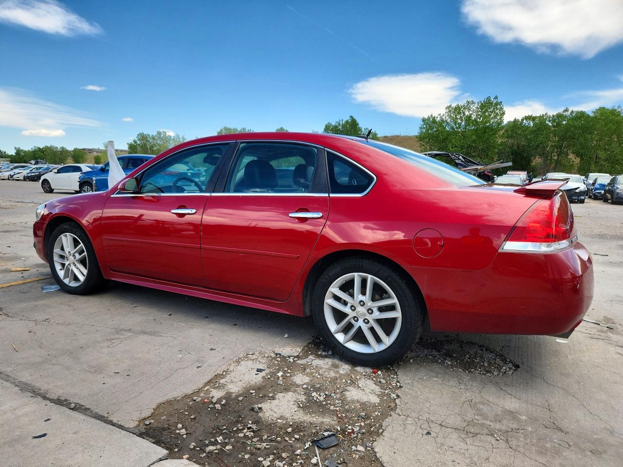 2015 Chevrolet Impala Limited Ltz Red vin: 2G1WC5E33F1142298