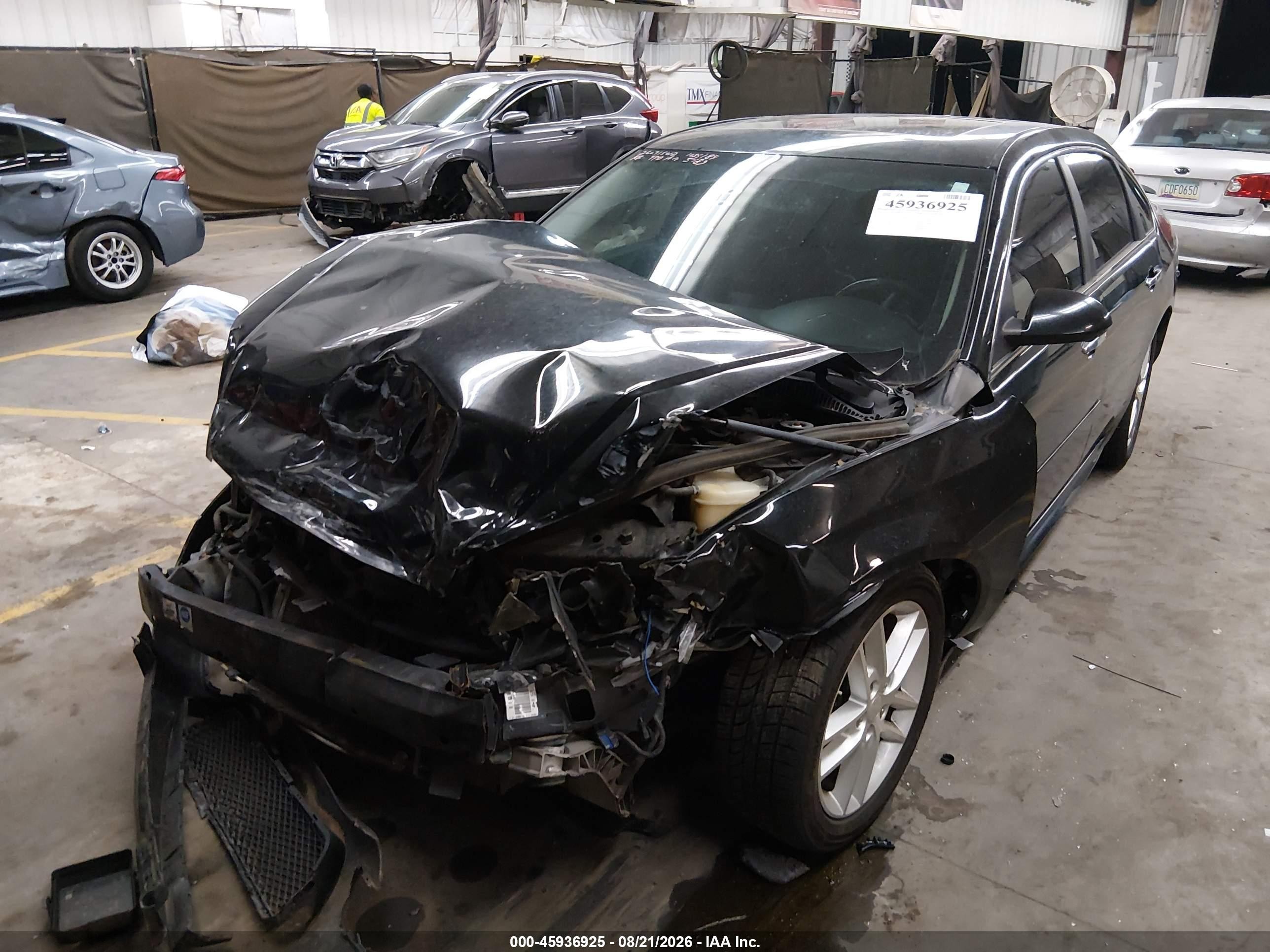 2015 Chevrolet Impala Limited Ltz Black vin: 2G1WC5E33F1165189
