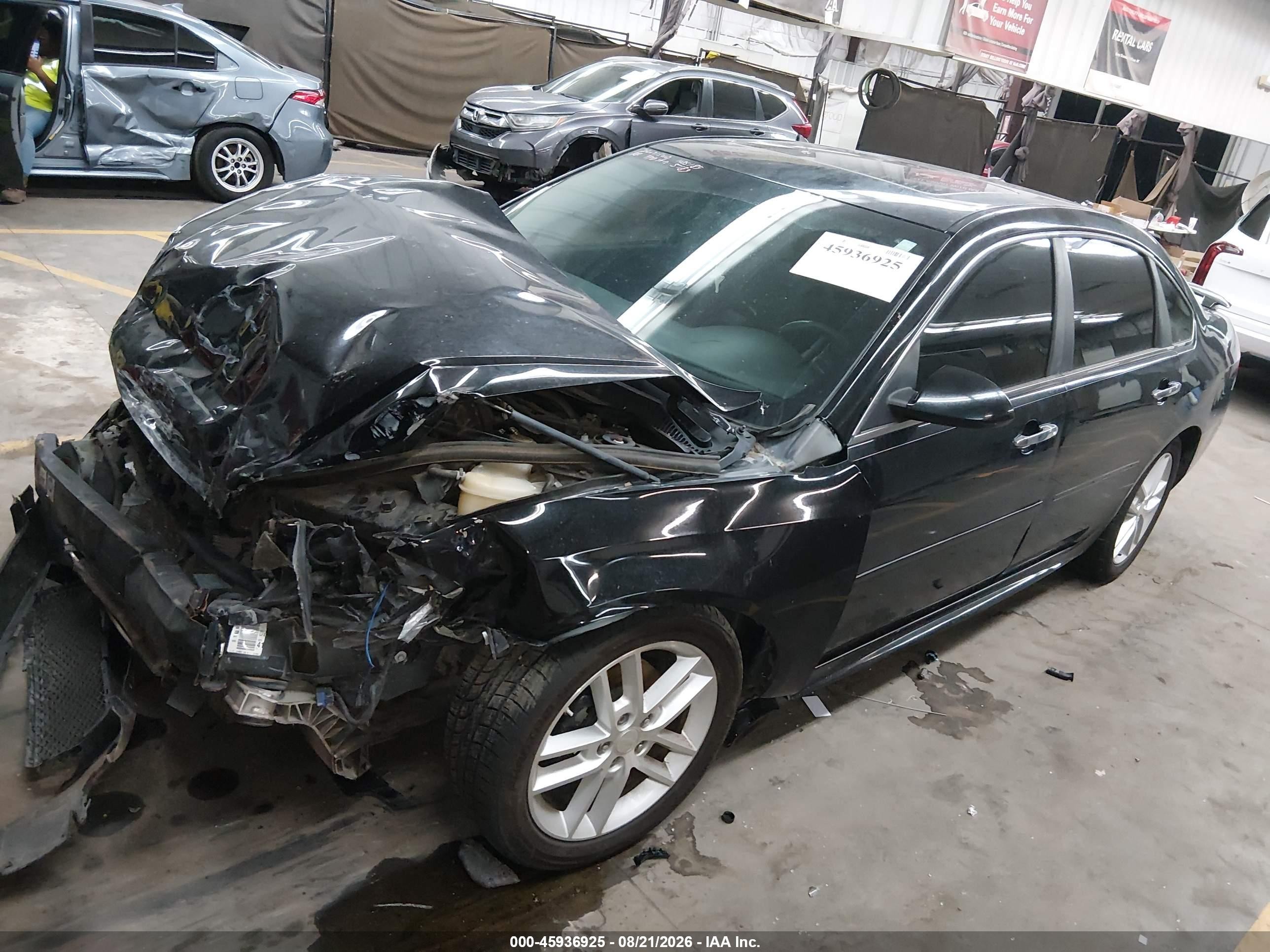 2015 Chevrolet Impala Limited Ltz Black vin: 2G1WC5E33F1165189