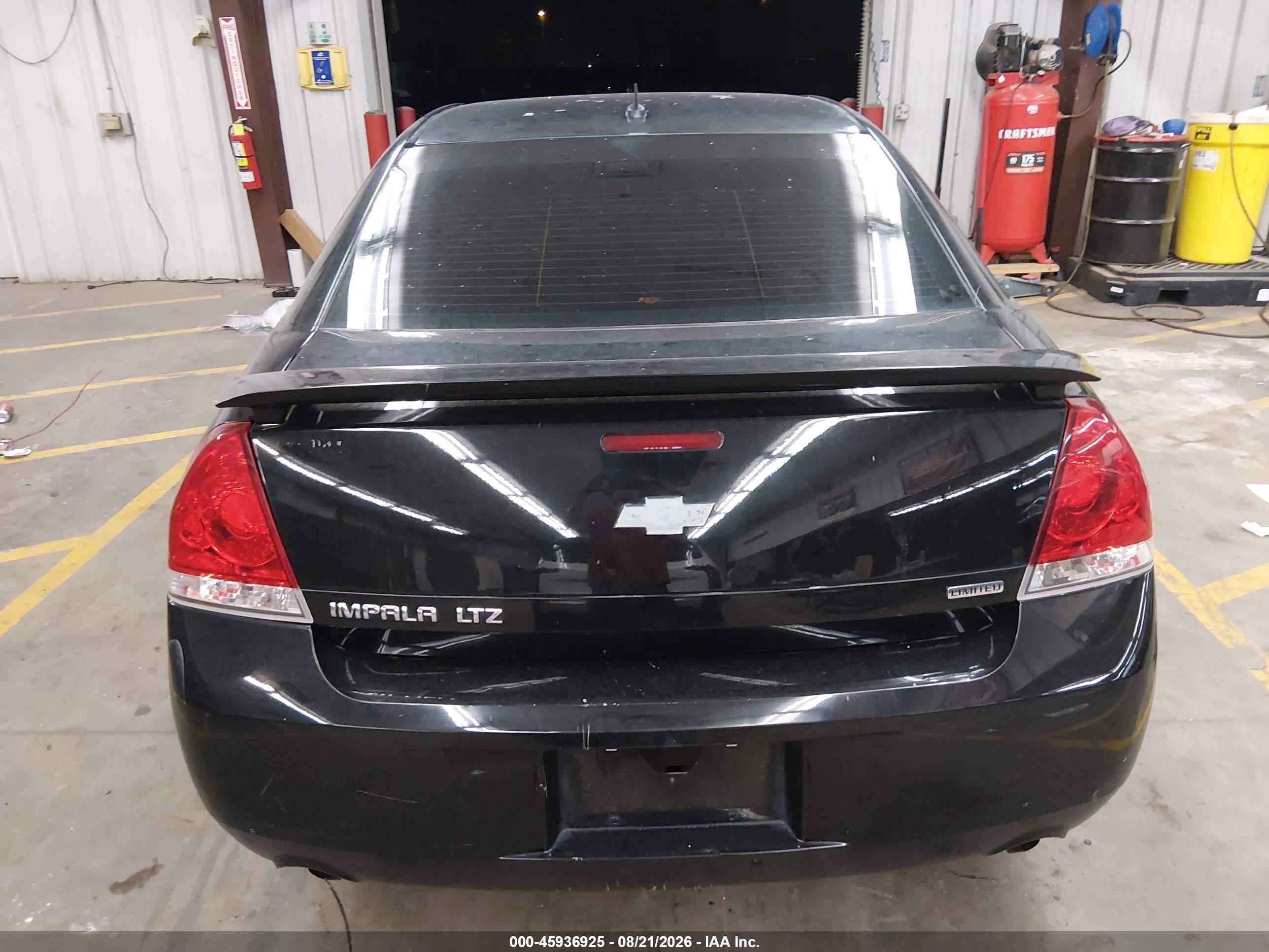 2015 Chevrolet Impala Limited Ltz Black vin: 2G1WC5E33F1165189
