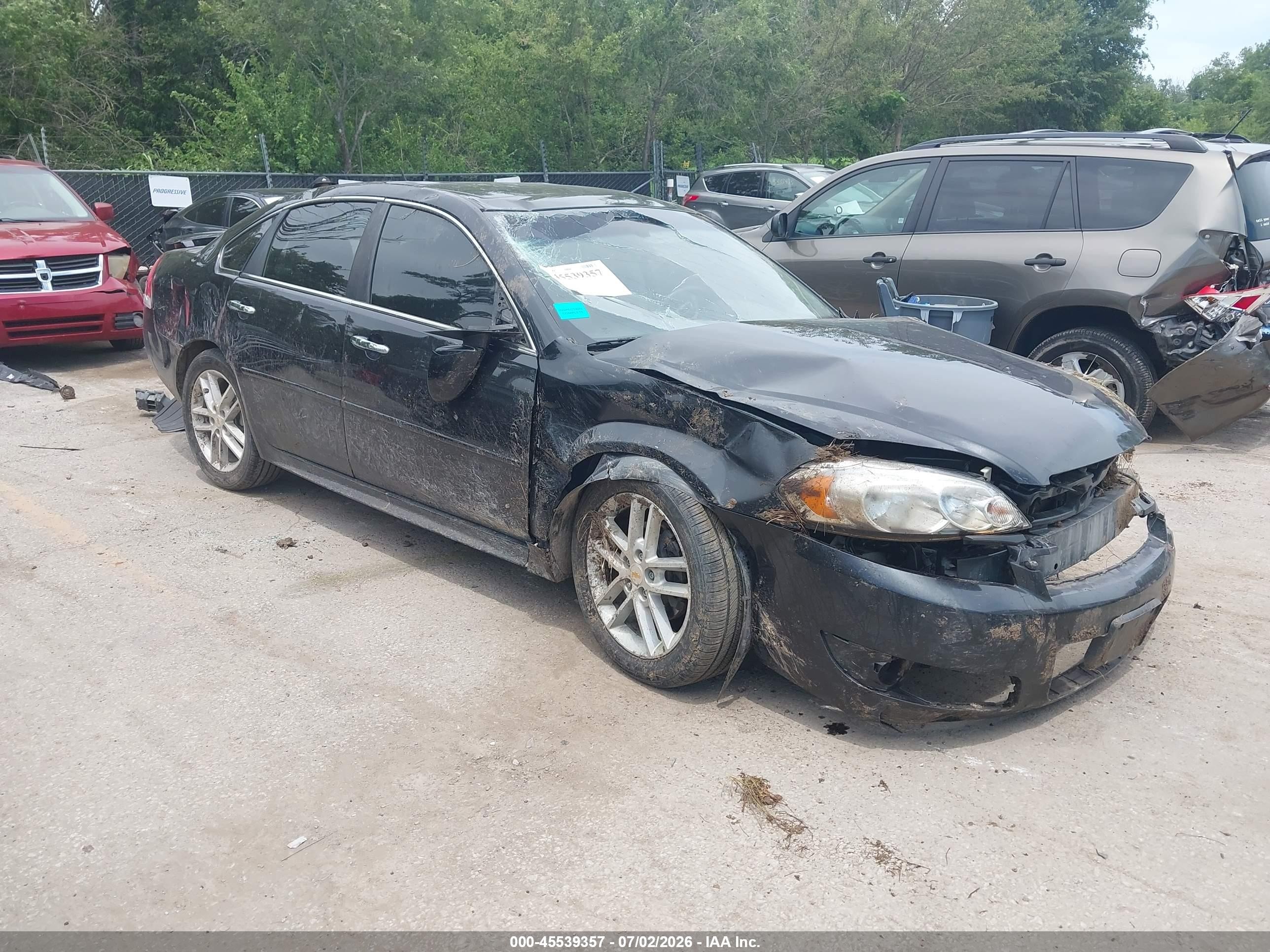 2012 Chevrolet Impala Ltz Black vin: 2G1WC5E34C1138059
