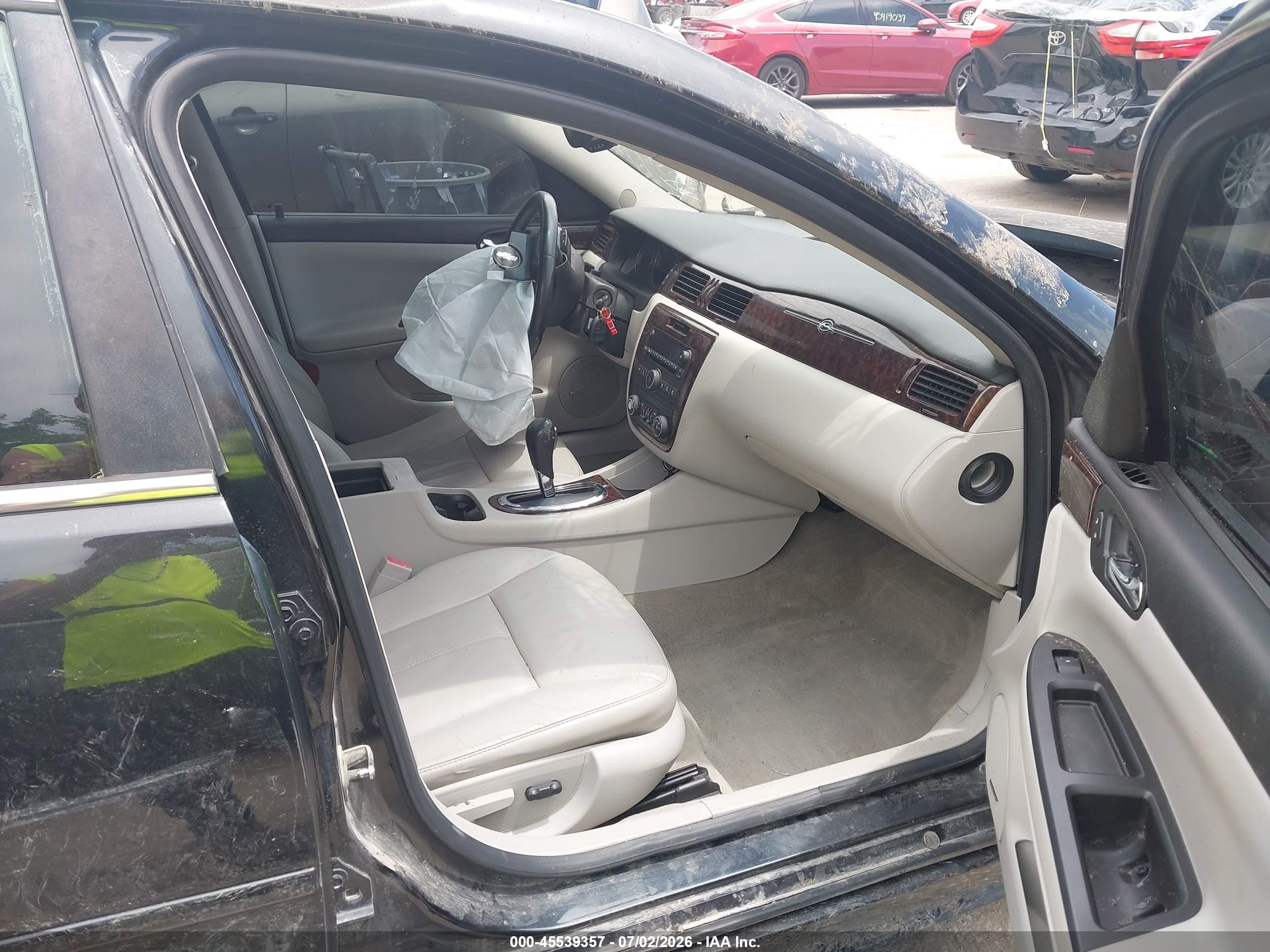 2012 Chevrolet Impala Ltz Black vin: 2G1WC5E34C1138059