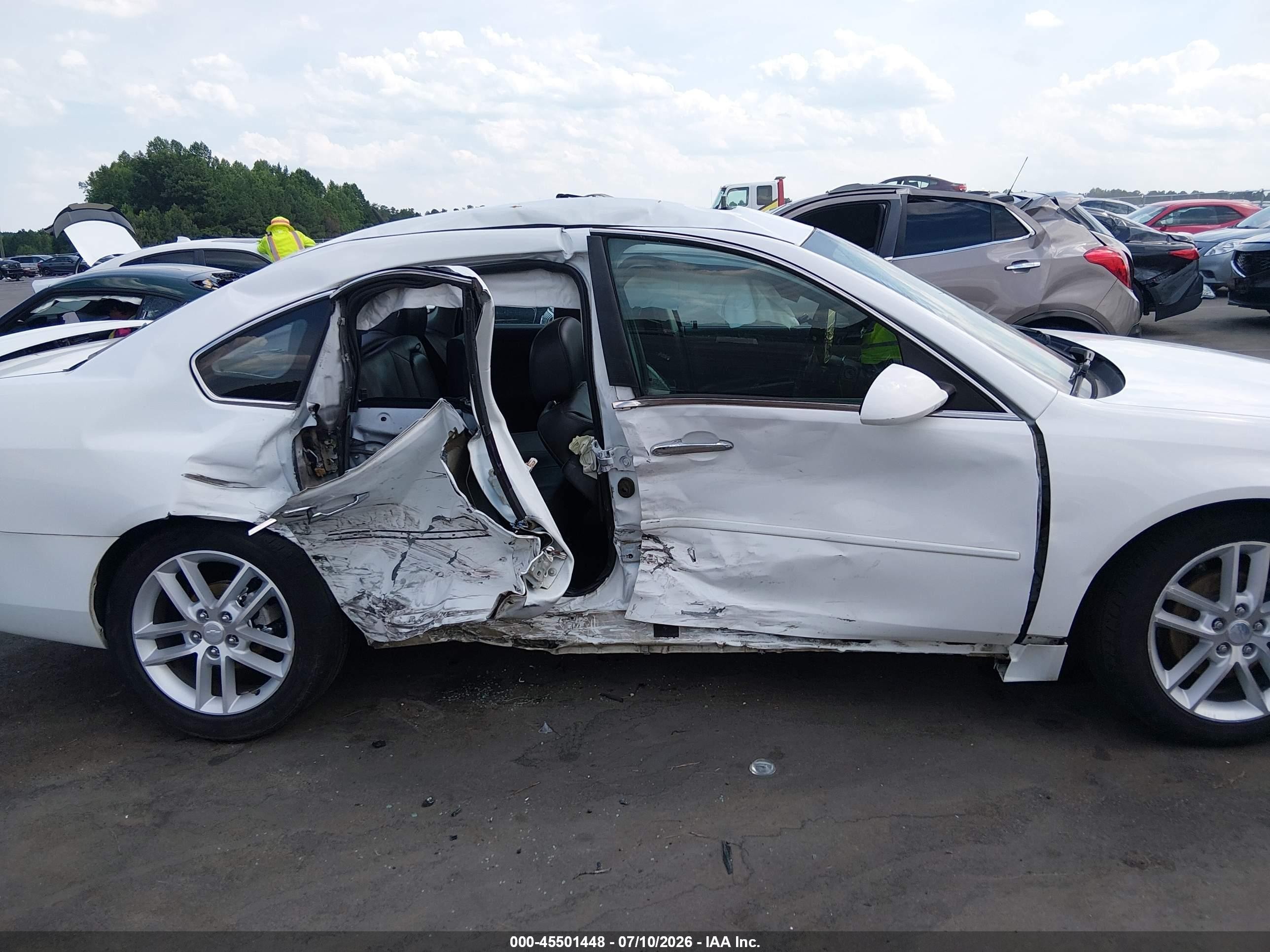2012 Chevrolet Impala Ltz White vin: 2G1WC5E34C1196057