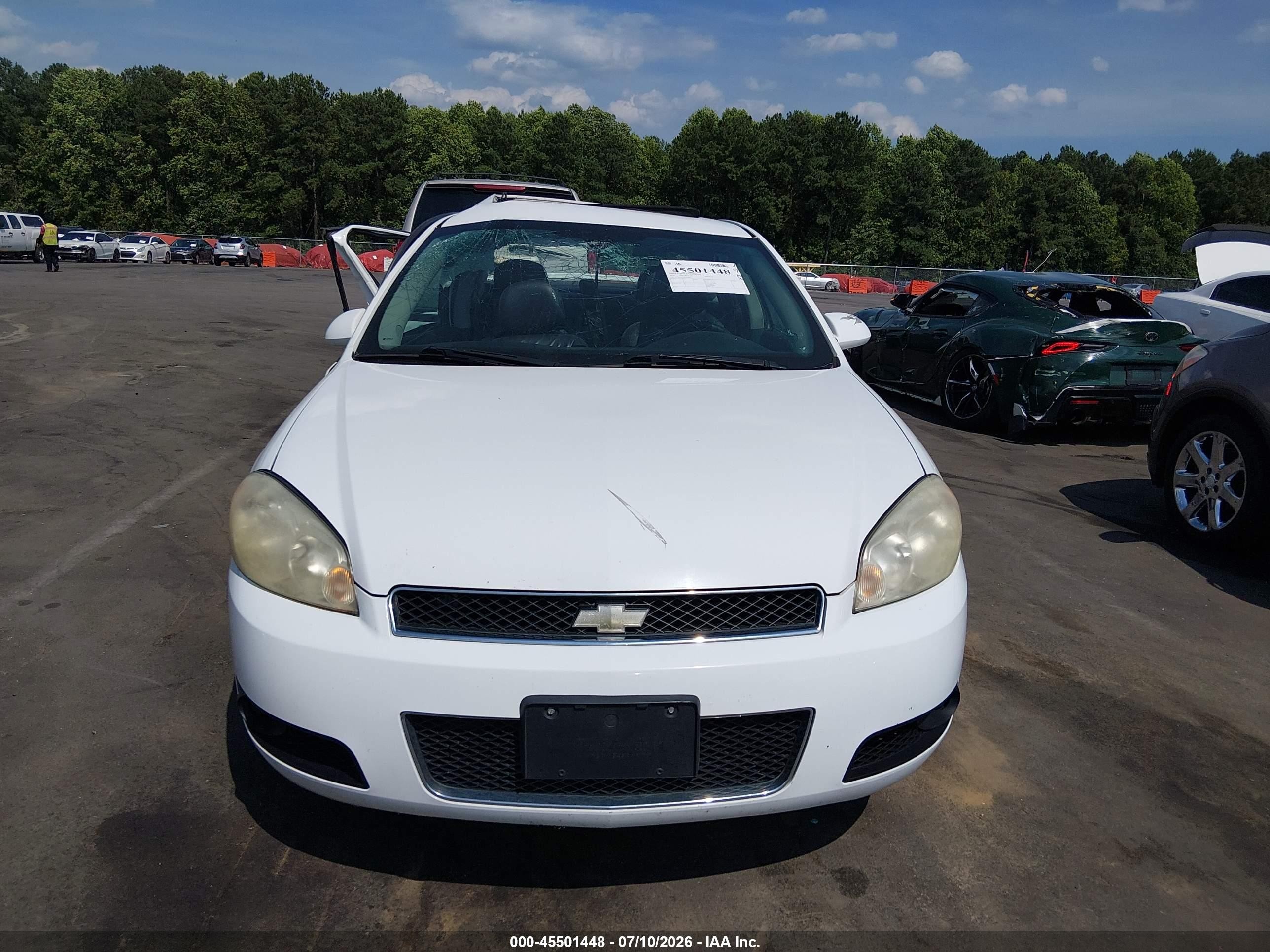 2012 Chevrolet Impala Ltz White vin: 2G1WC5E34C1196057