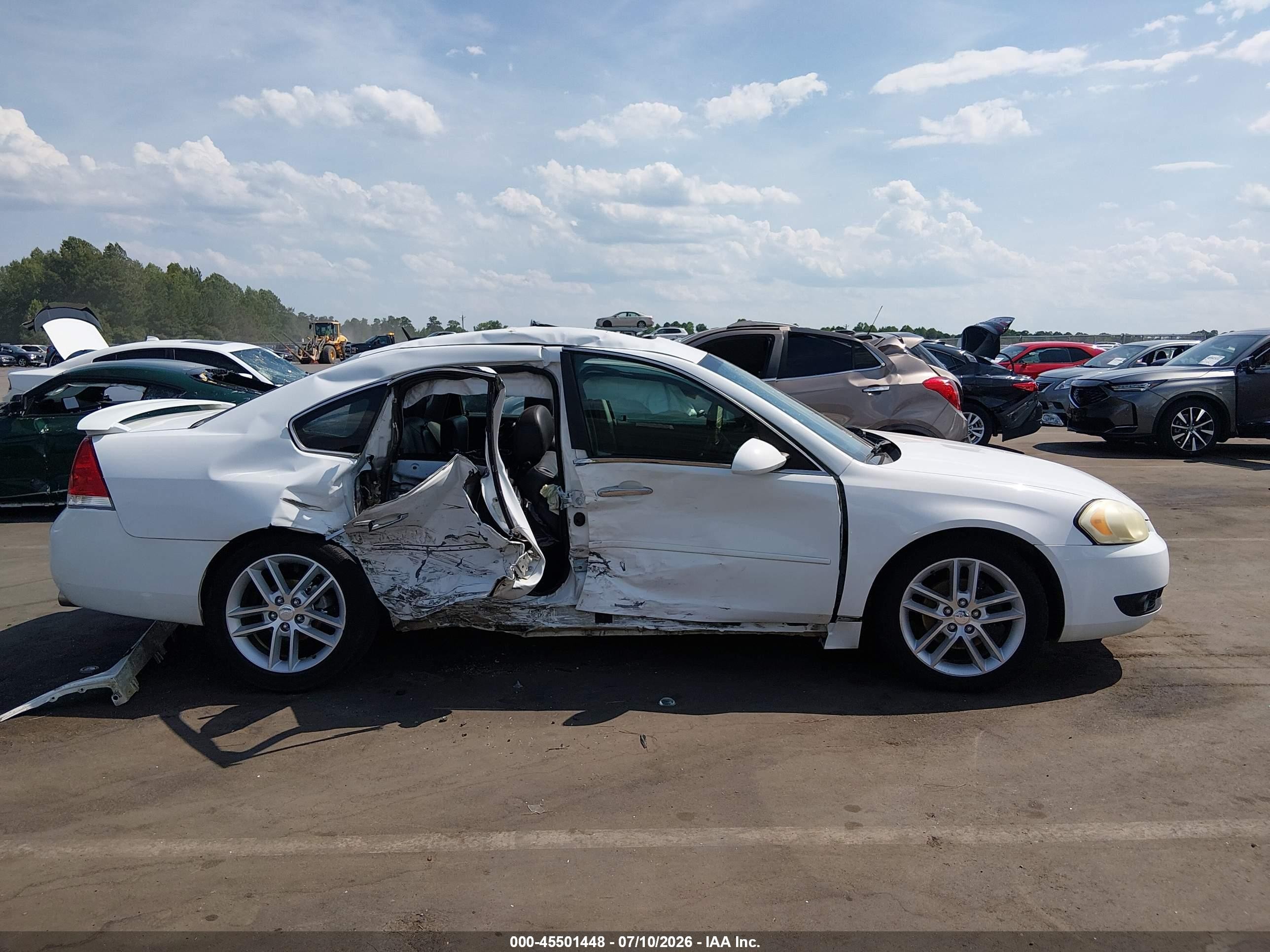 2012 Chevrolet Impala Ltz White vin: 2G1WC5E34C1196057