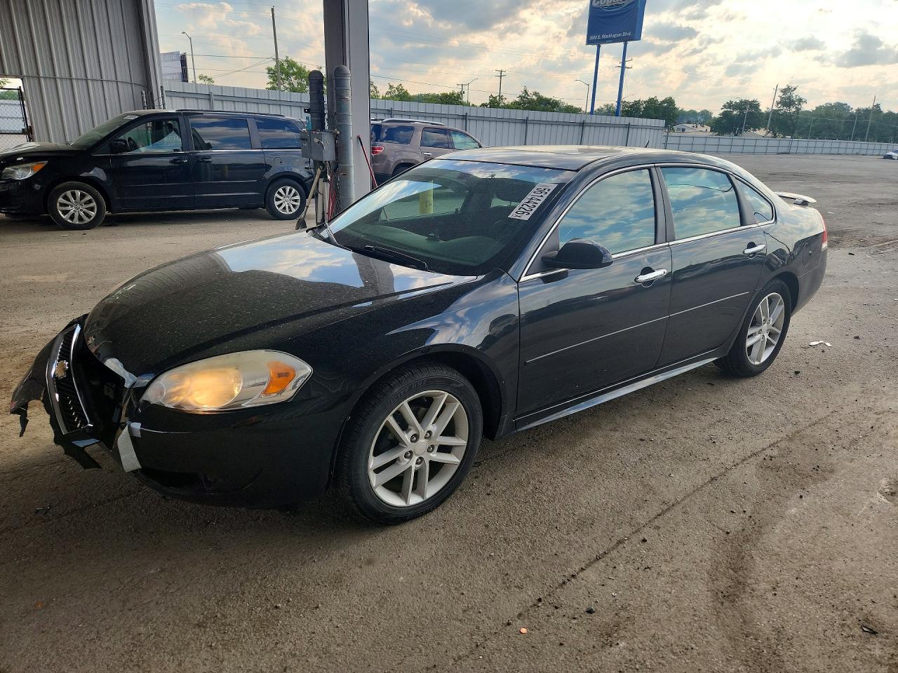 2012 Chevrolet Impala Ltz Black vin: 2G1WC5E34C1228439