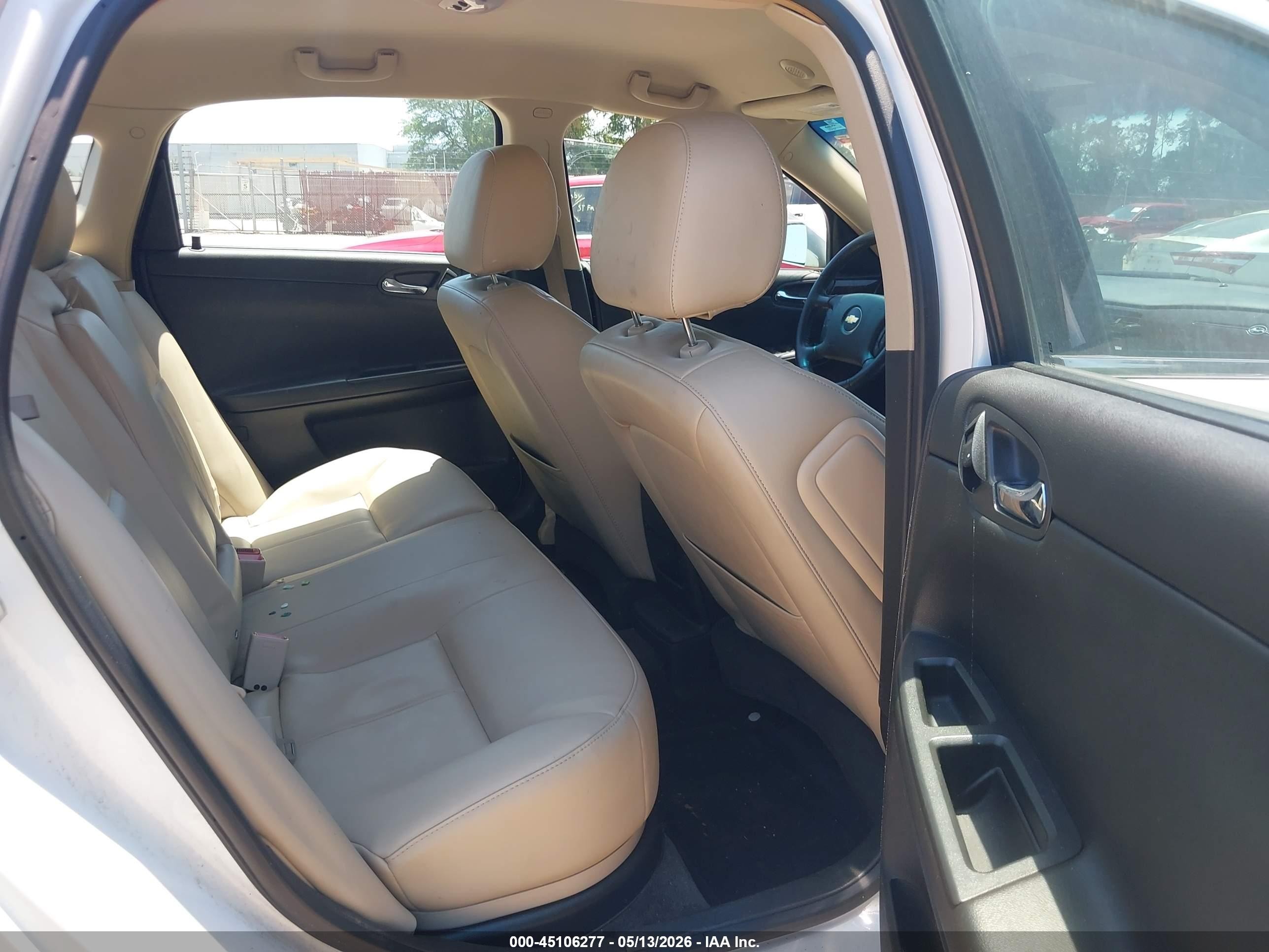 2012 Chevrolet Impala Ltz White vin: 2G1WC5E34C1241479