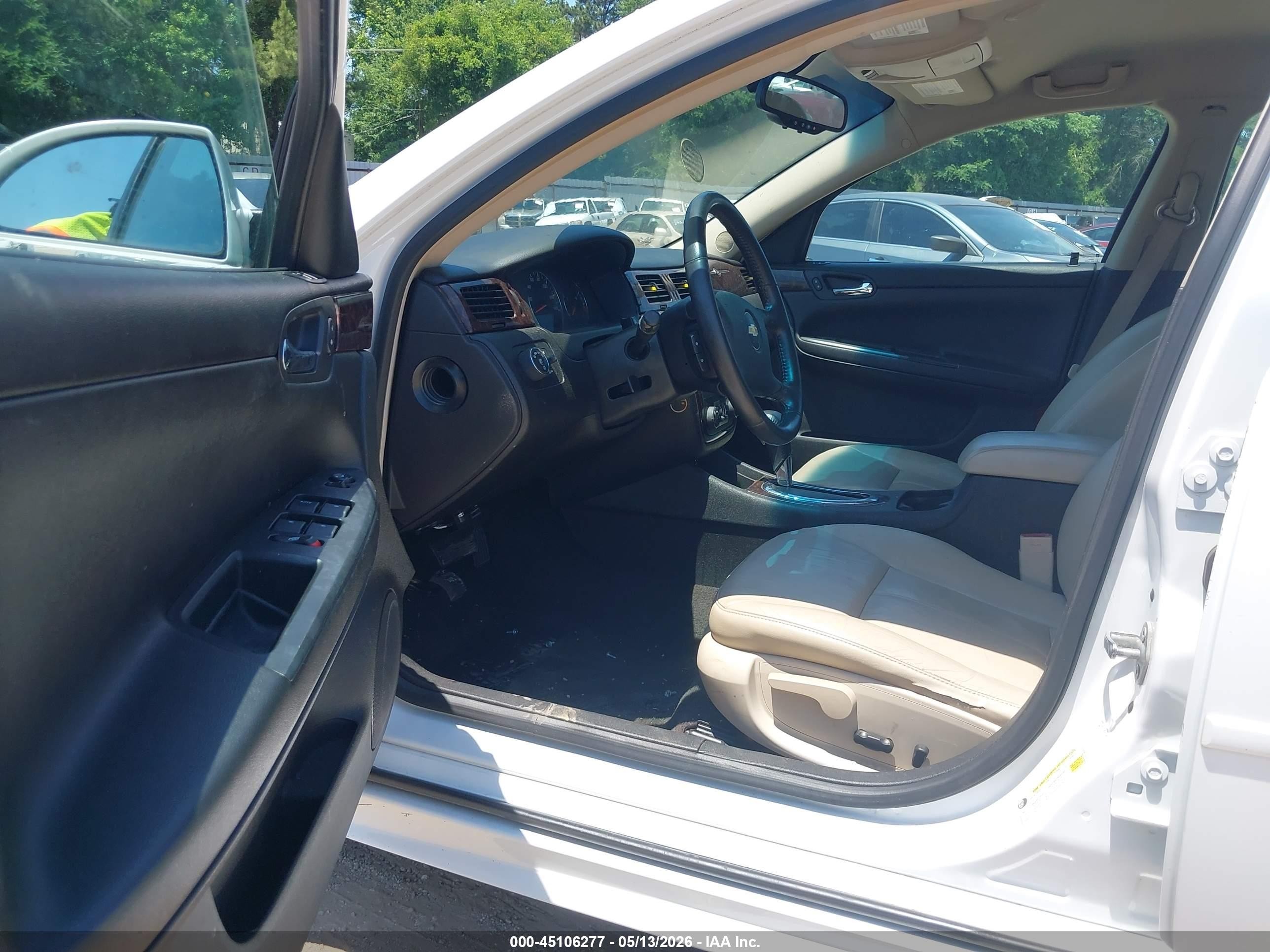 2012 Chevrolet Impala Ltz White vin: 2G1WC5E34C1241479