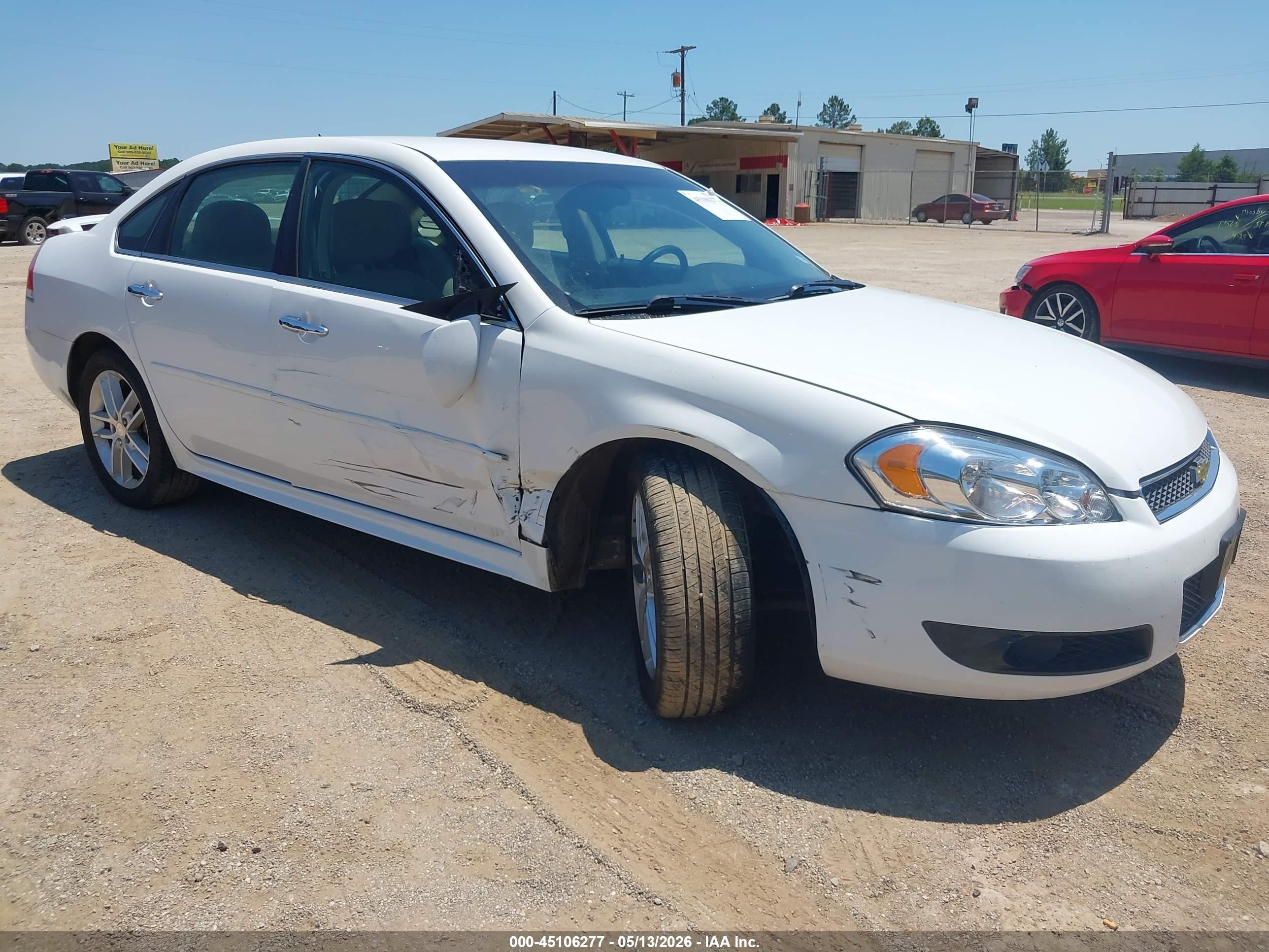 2012 Chevrolet Impala Ltz White vin: 2G1WC5E34C1241479