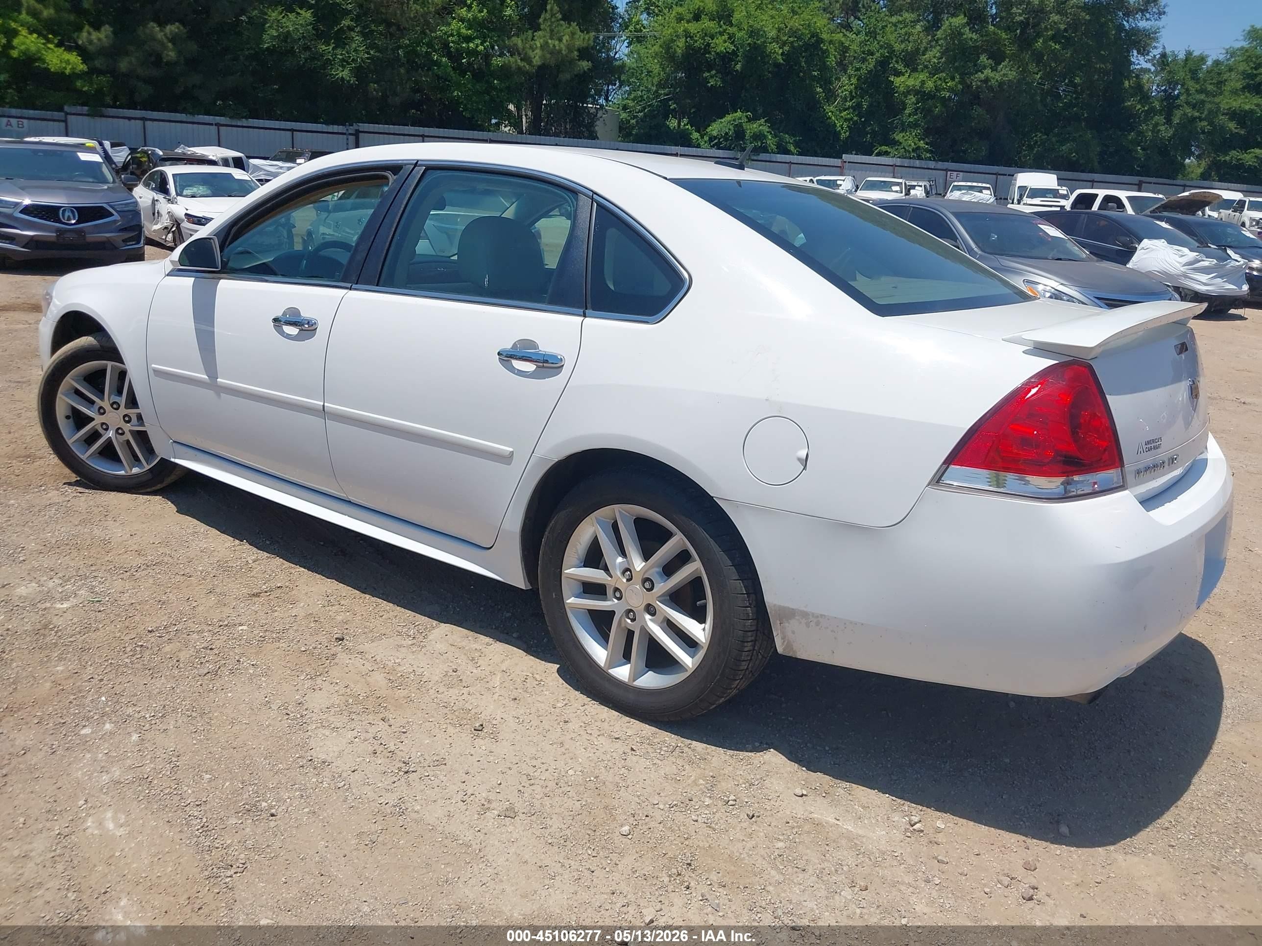 2012 Chevrolet Impala Ltz White vin: 2G1WC5E34C1241479
