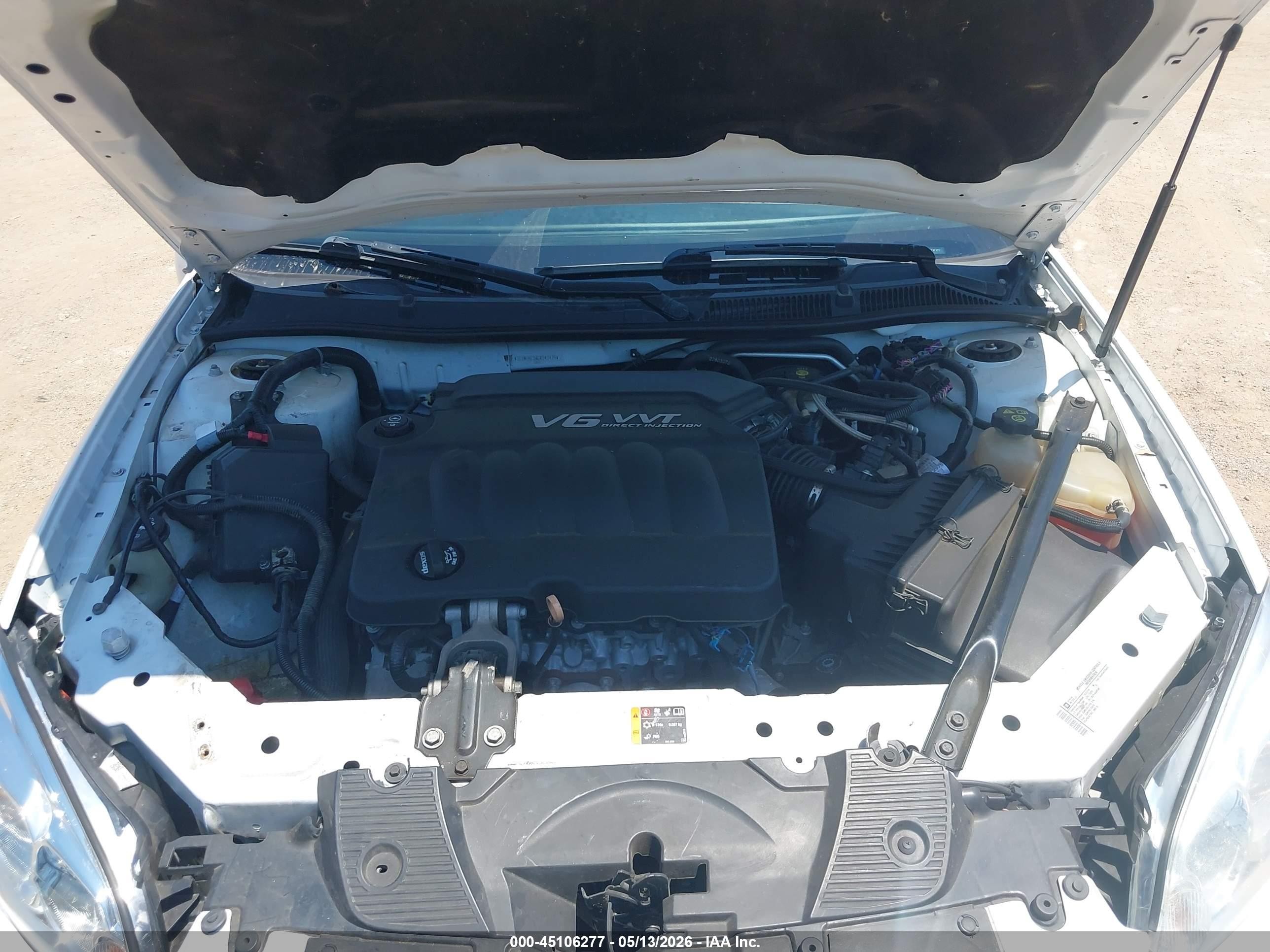2012 Chevrolet Impala Ltz White vin: 2G1WC5E34C1241479