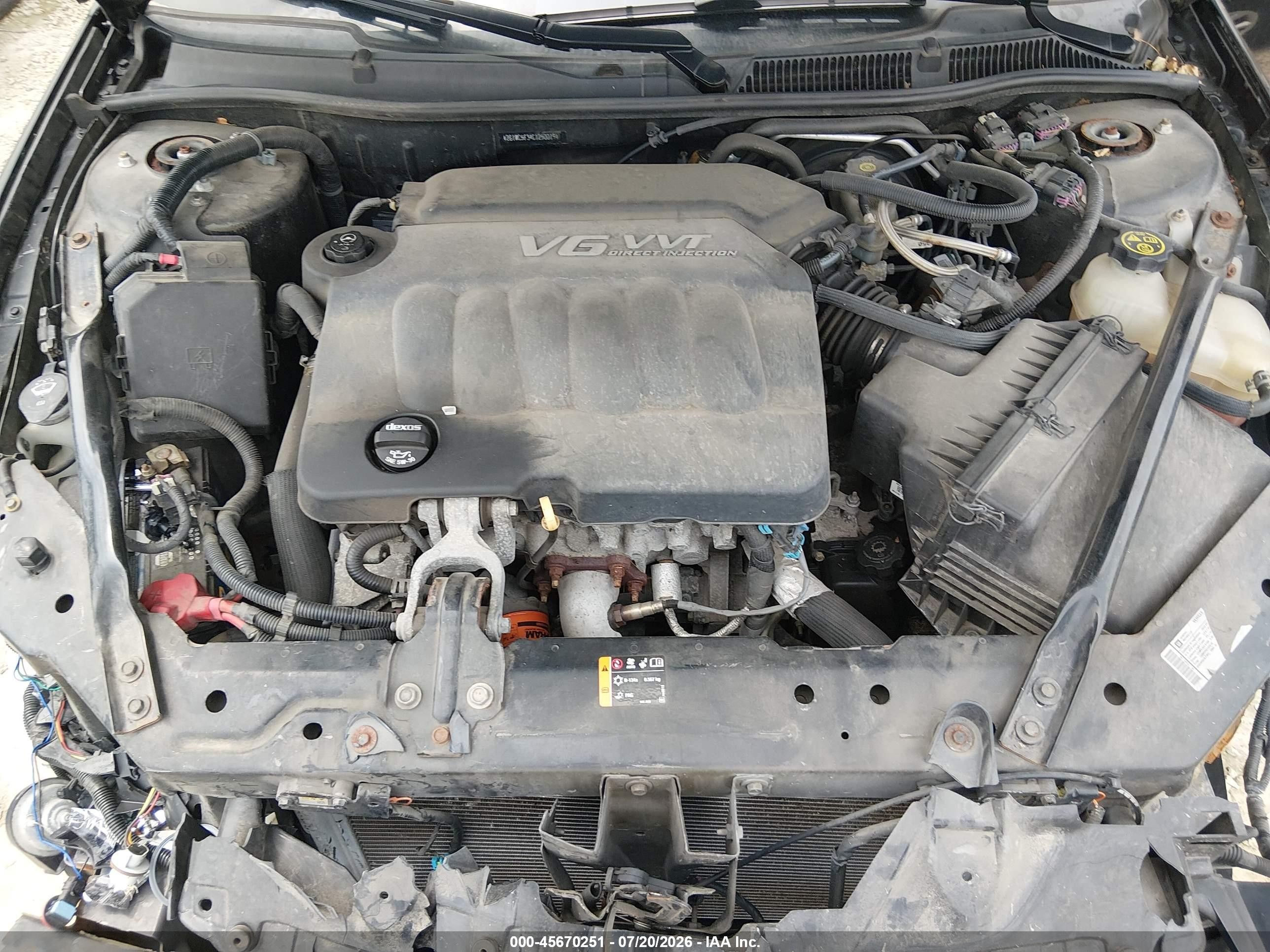 2012 Chevrolet Impala Ltz Black vin: 2G1WC5E34C1250019