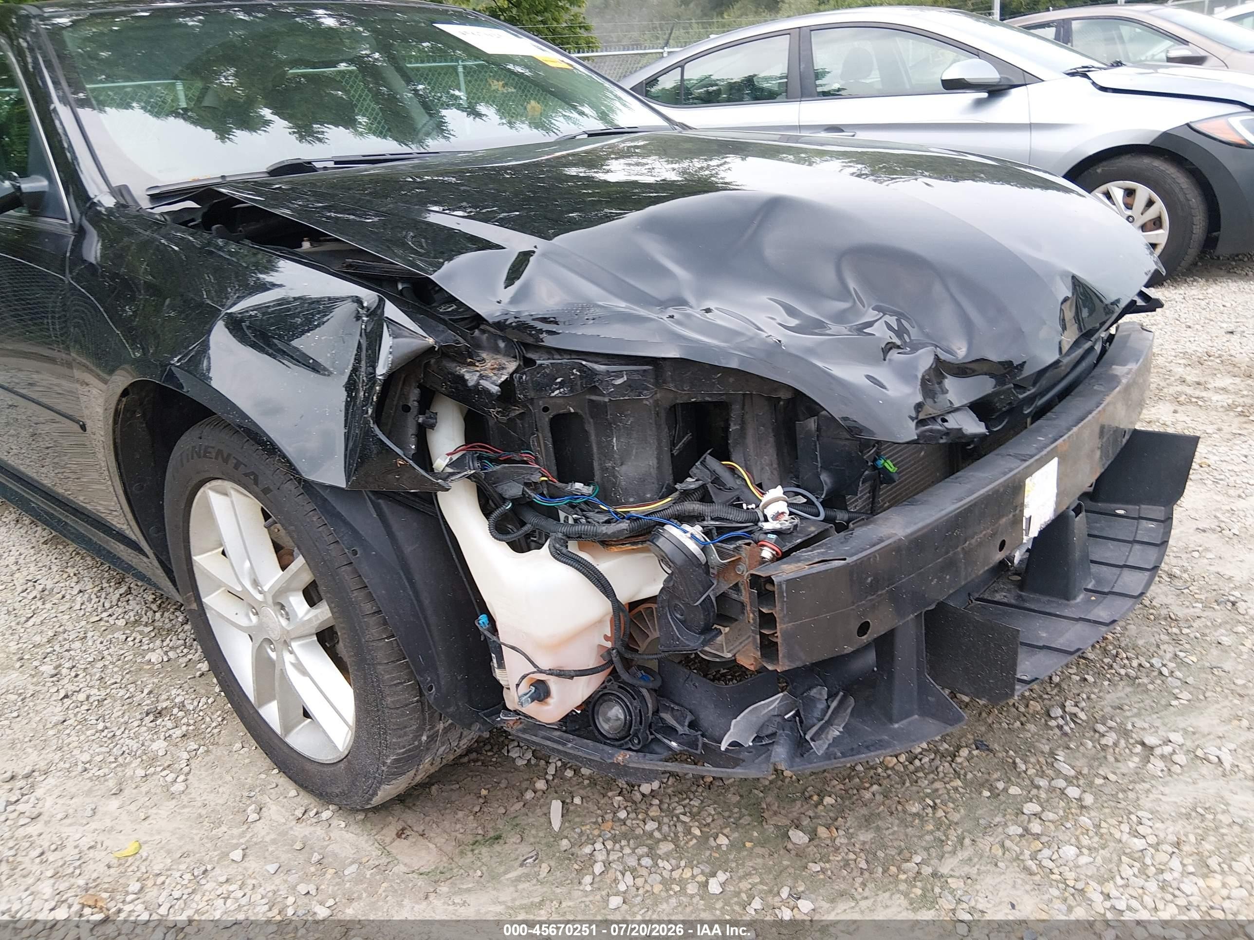 2012 Chevrolet Impala Ltz Black vin: 2G1WC5E34C1250019