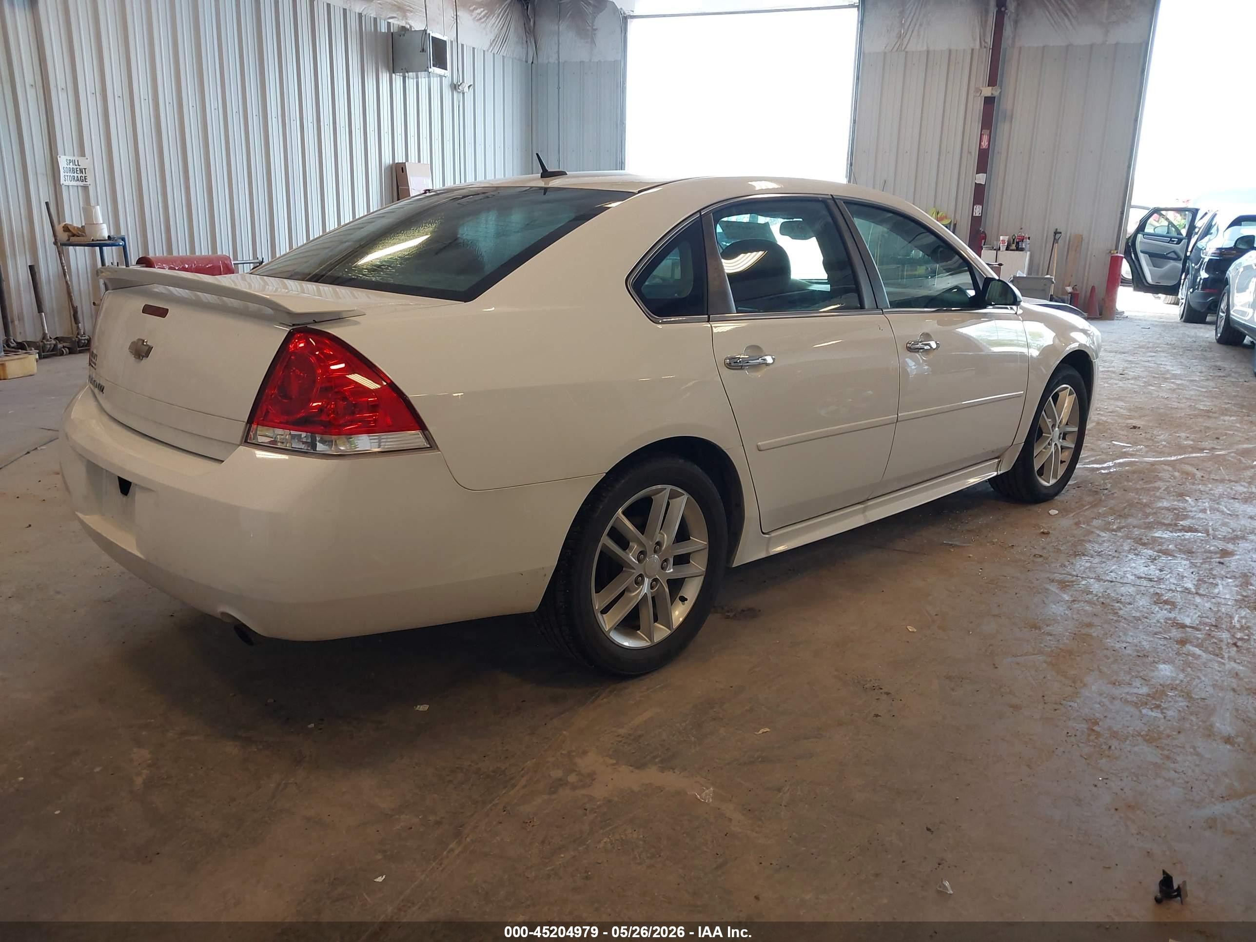 2013 Chevrolet Impala Ltz White vin: 2G1WC5E34D1142081