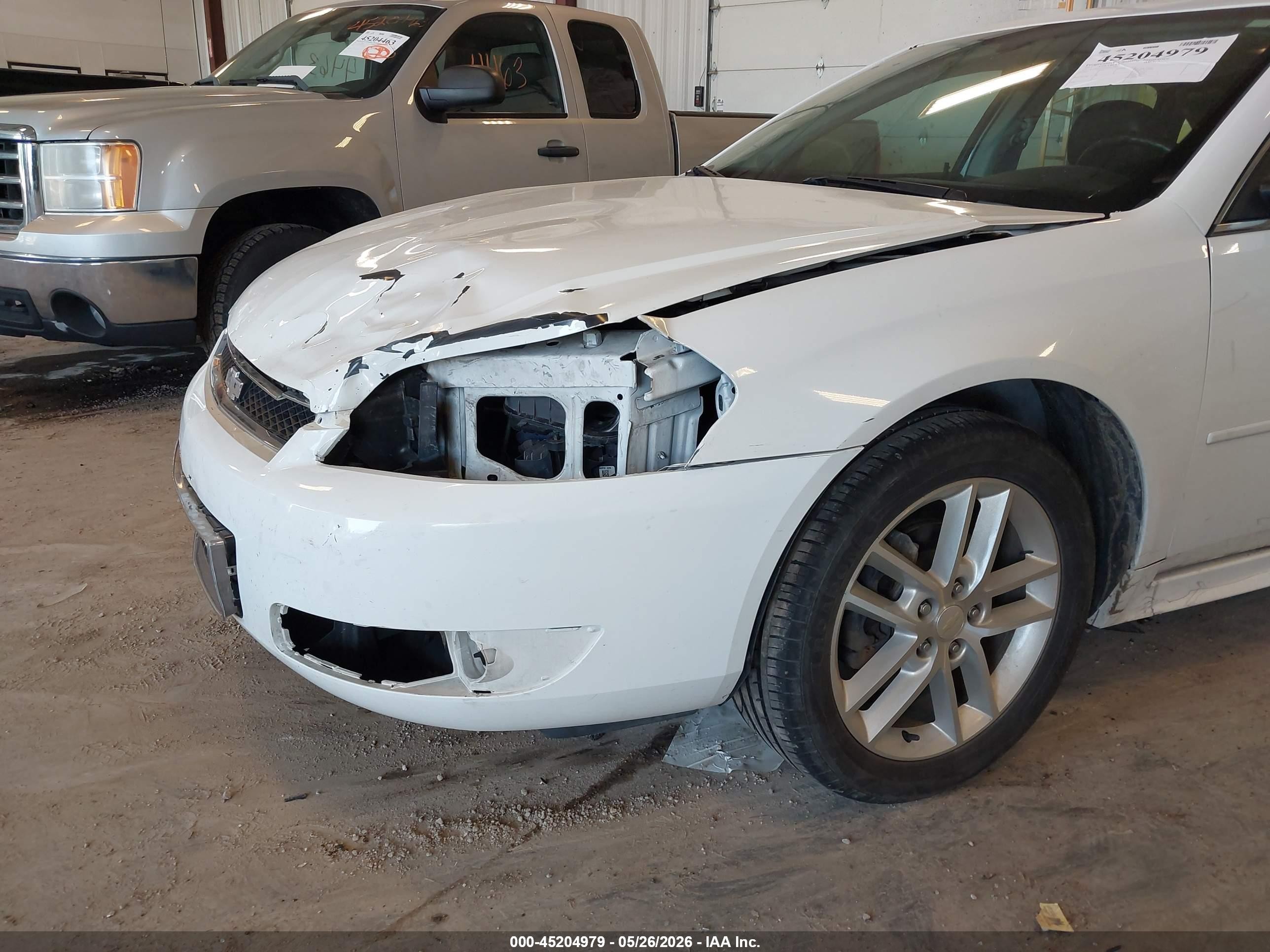 2013 Chevrolet Impala Ltz White vin: 2G1WC5E34D1142081